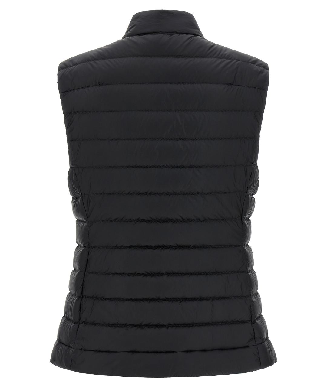 MONCLER Черный полиамидовый жилет, фото 2