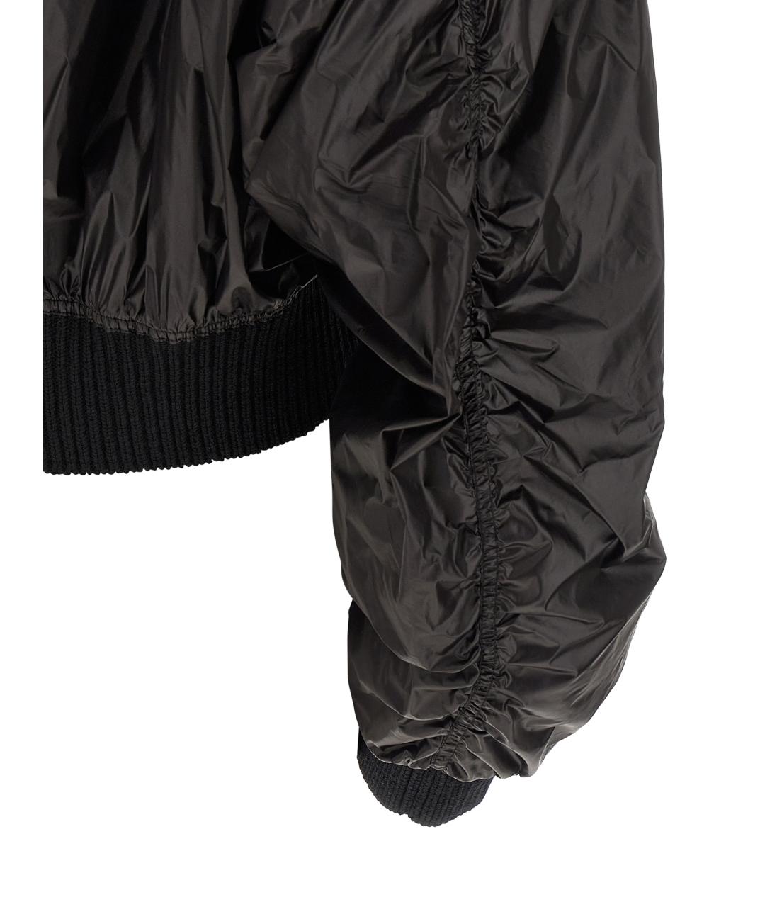 RICK OWENS Черная полиамидовая куртка, фото 4