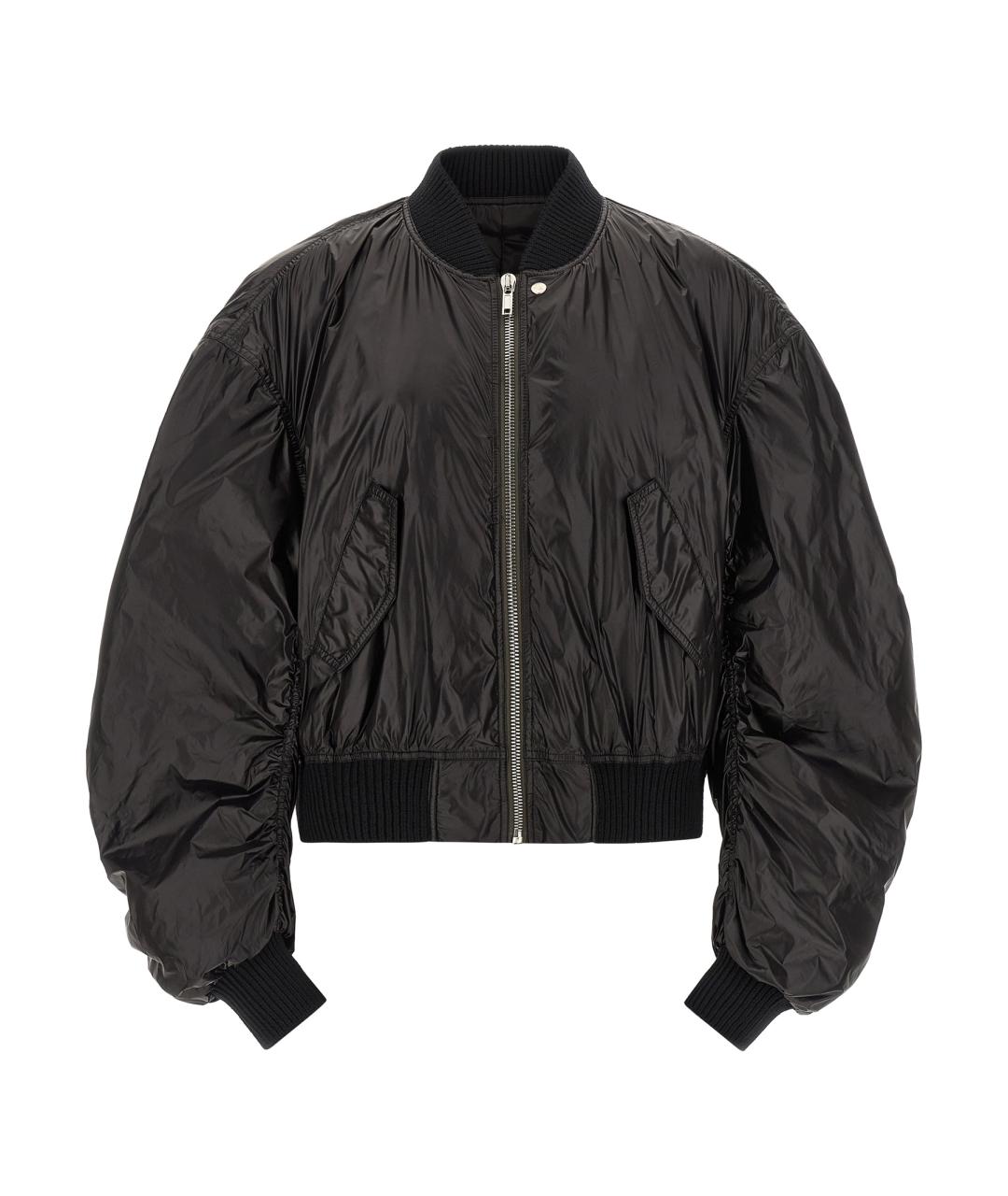 RICK OWENS Черная полиамидовая куртка, фото 1