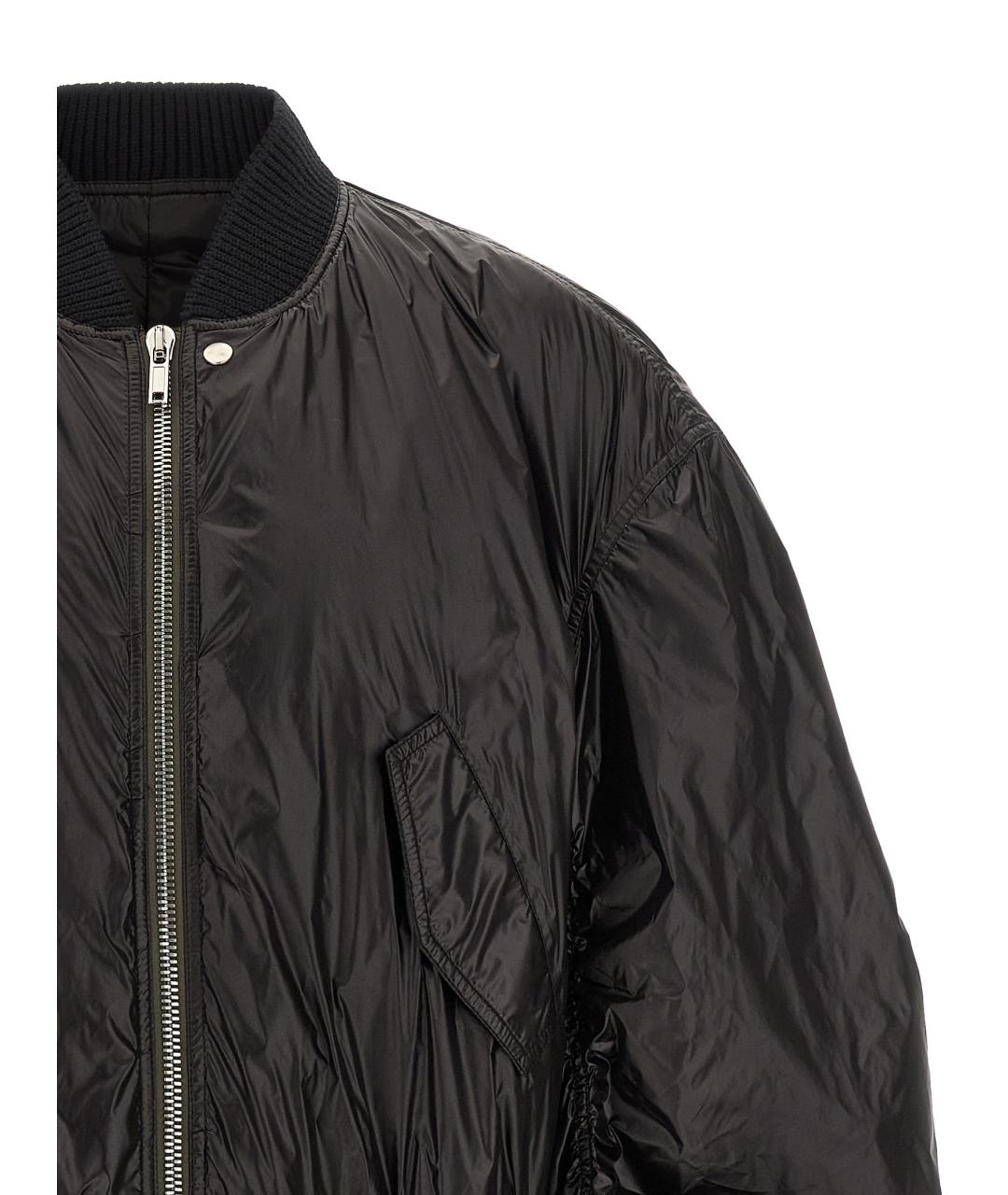 RICK OWENS Черная полиамидовая куртка, фото 3