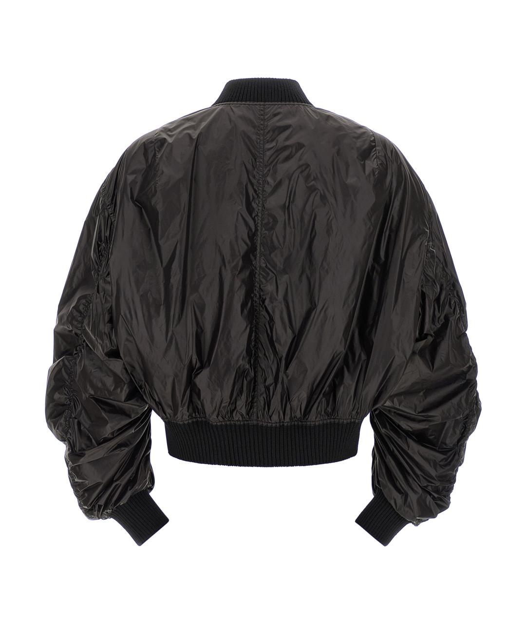 RICK OWENS Черная полиамидовая куртка, фото 2