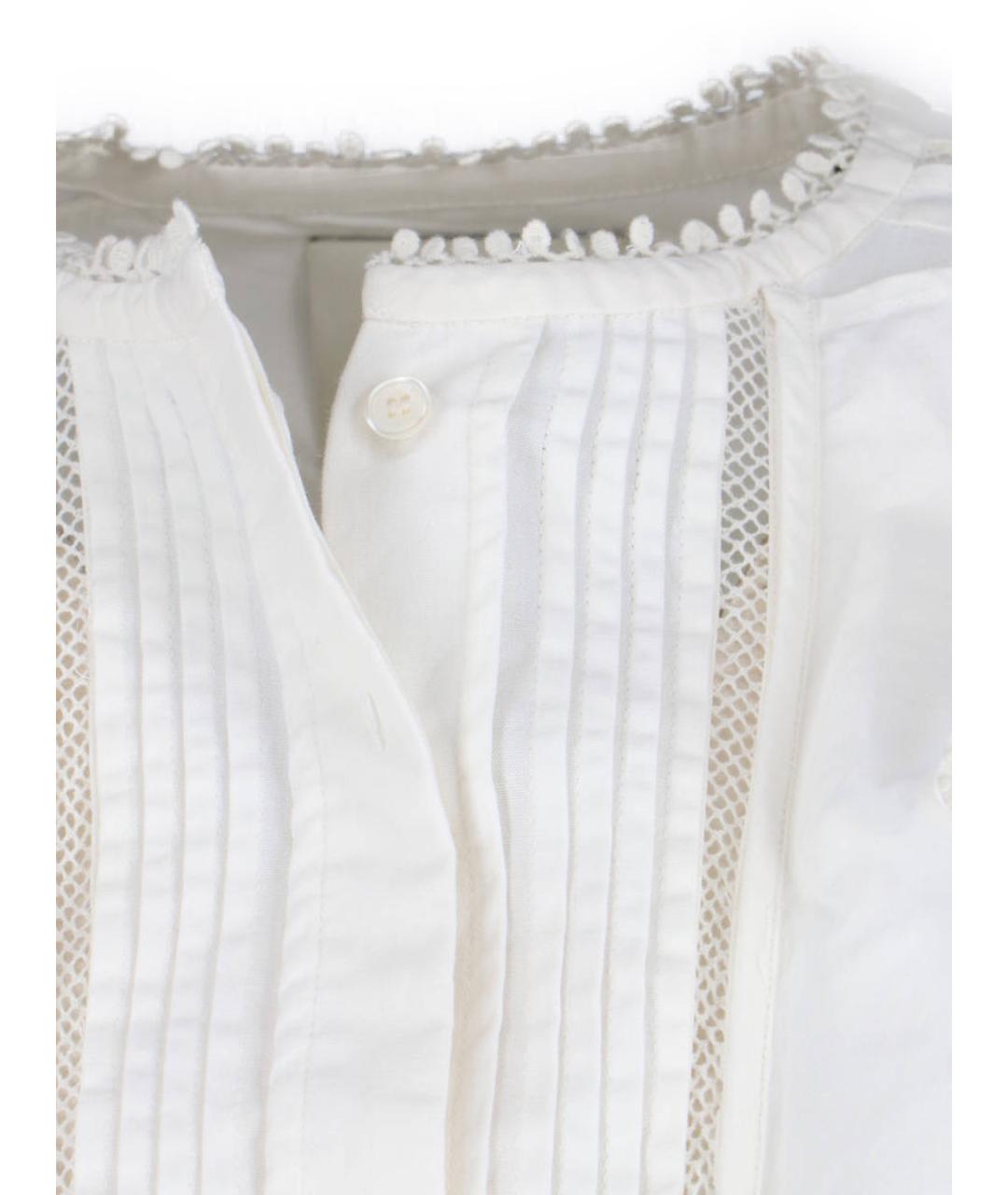 ISABEL MARANT Белая хлопковая рубашка, фото 4