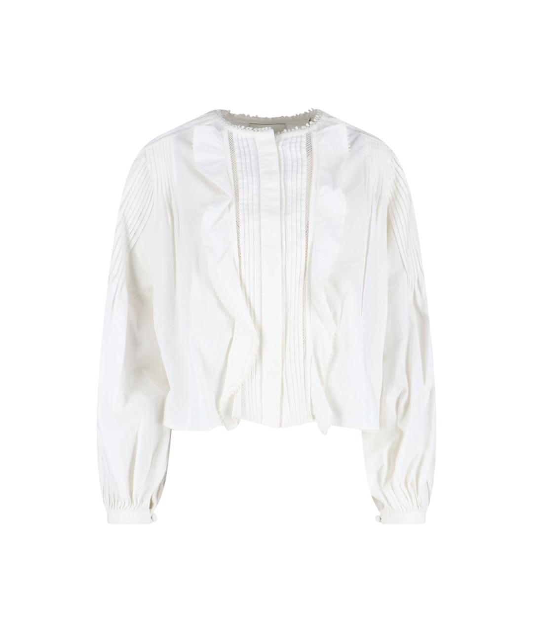 ISABEL MARANT Белая хлопковая рубашка, фото 1