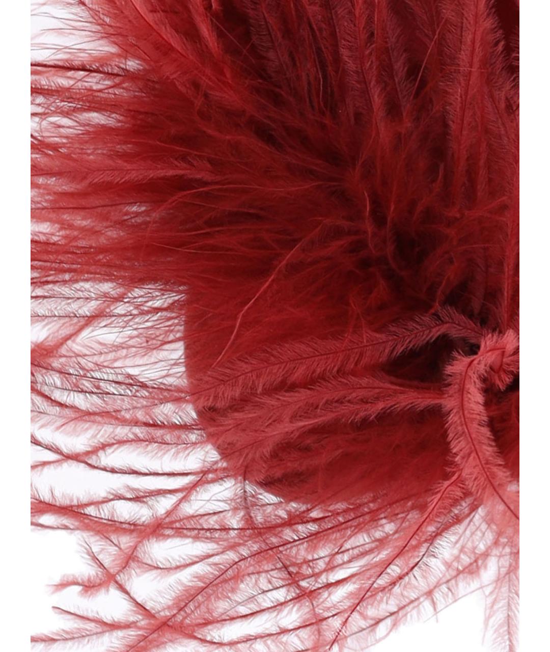 CHRISTIAN LOUBOUTIN Красные кожаные босоножки, фото 5