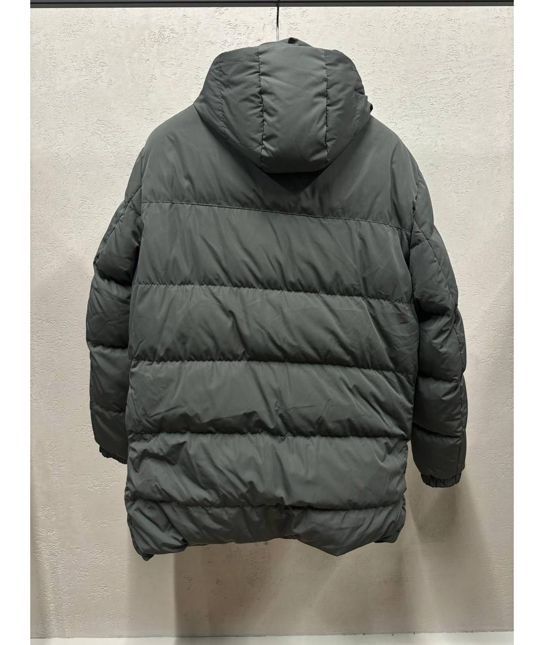 ELEVENTY Серый полиэстеровый пуховик, фото 2