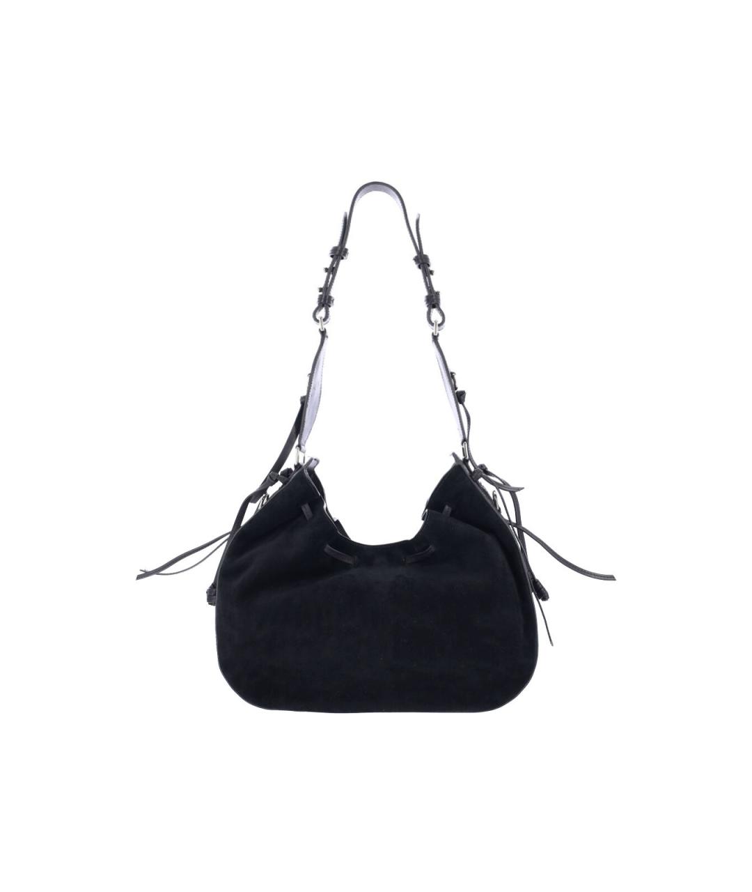 ISABEL MARANT Черная кожаная сумка через плечо, фото 3