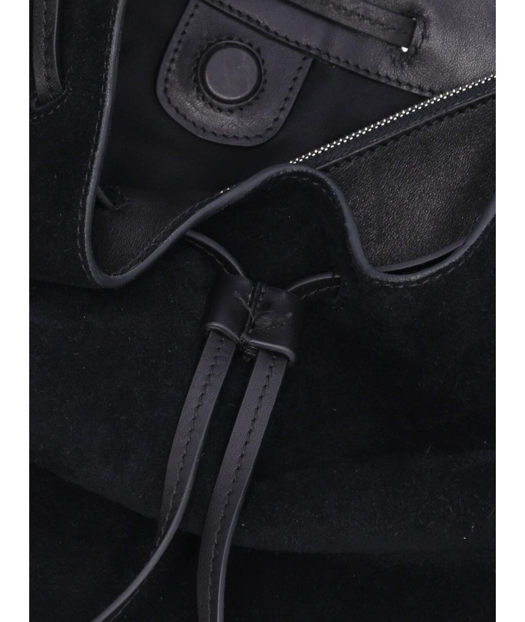 ISABEL MARANT Черная кожаная сумка через плечо, фото 4