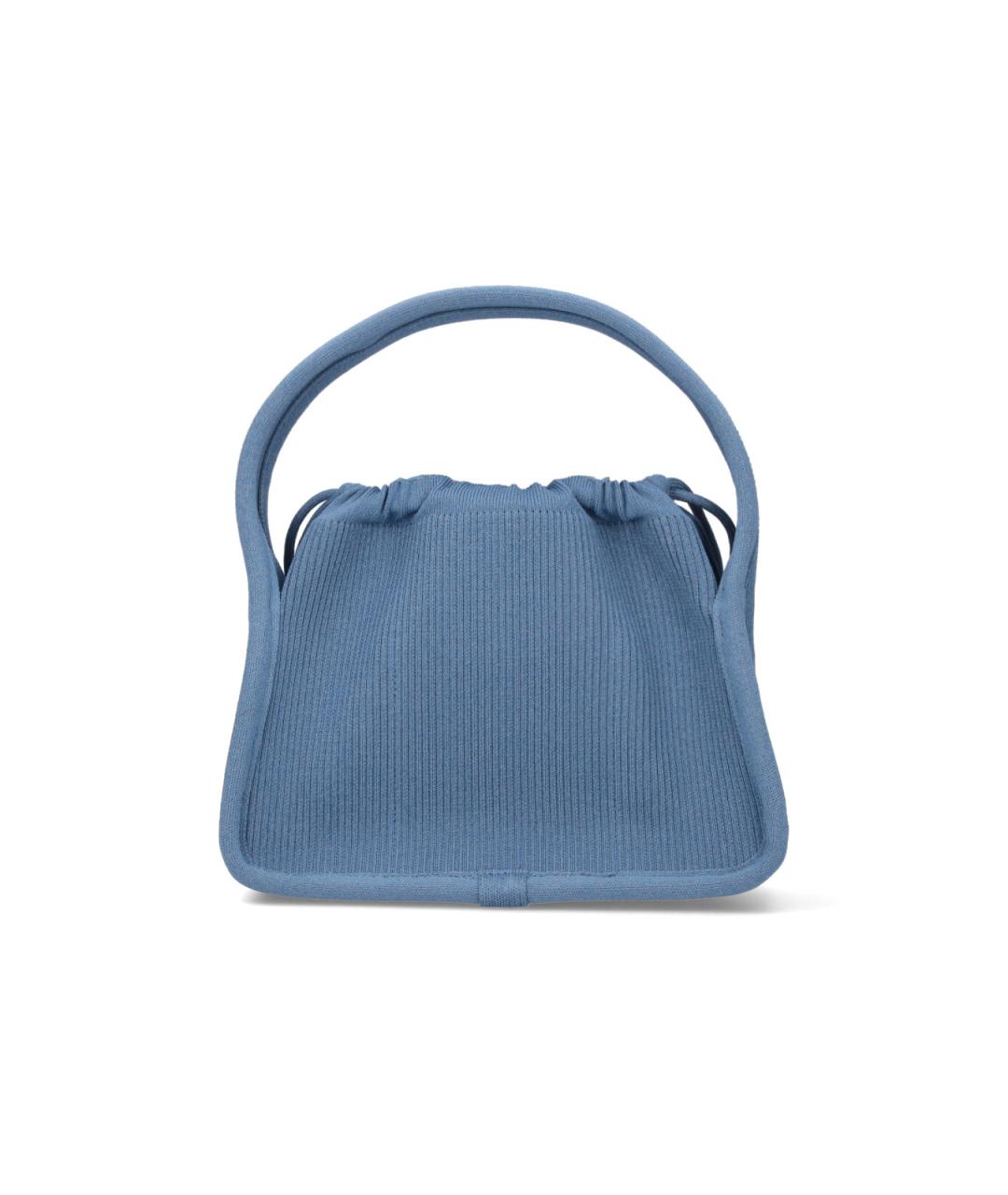 ALEXANDER WANG Синяя сумка с короткими ручками, фото 3