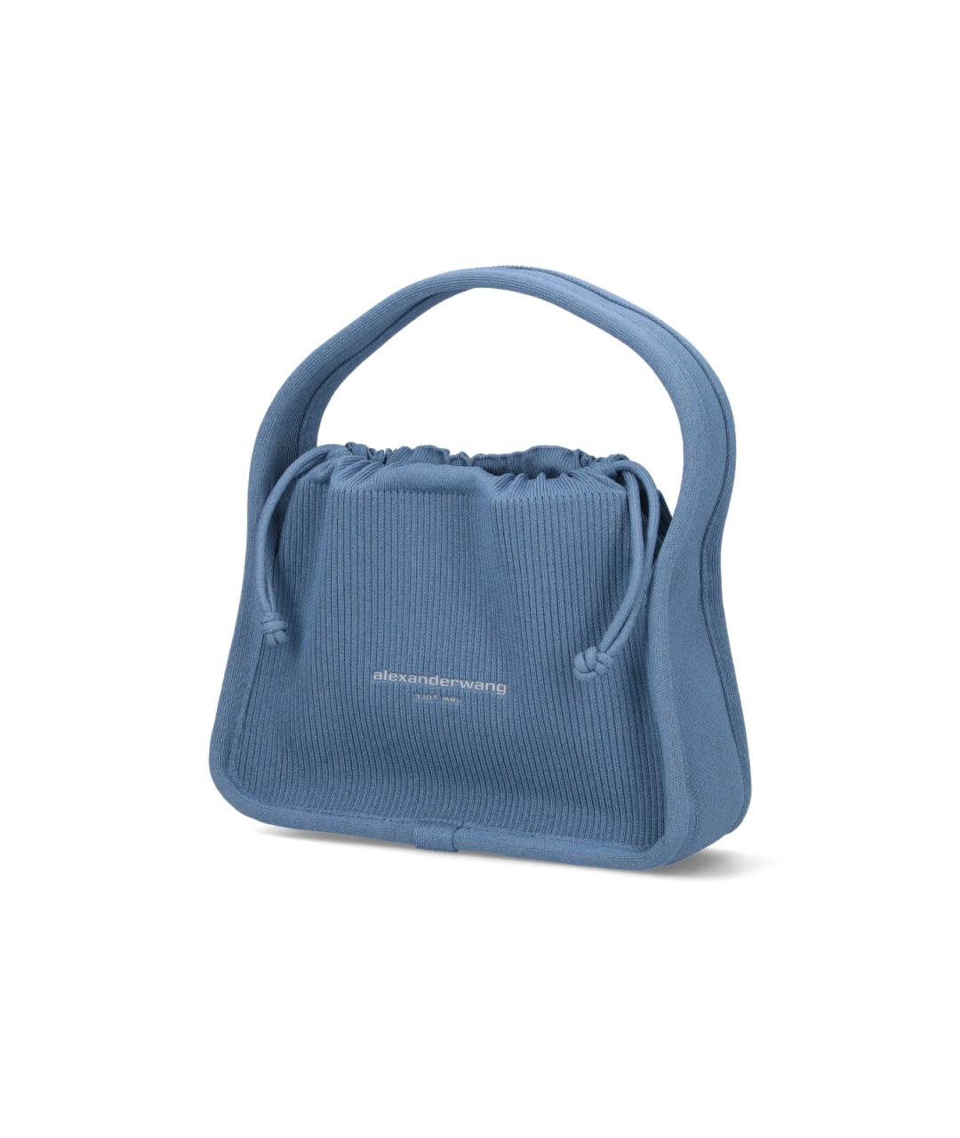 ALEXANDER WANG Синяя сумка с короткими ручками, фото 2