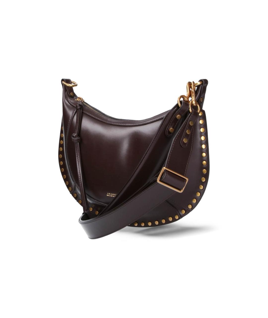 ISABEL MARANT Коричневая кожаная сумка через плечо, фото 2