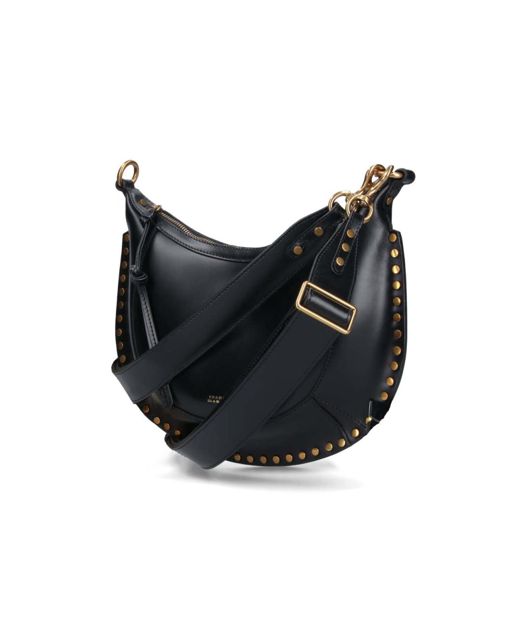 ISABEL MARANT Черная кожаная сумка через плечо, фото 2