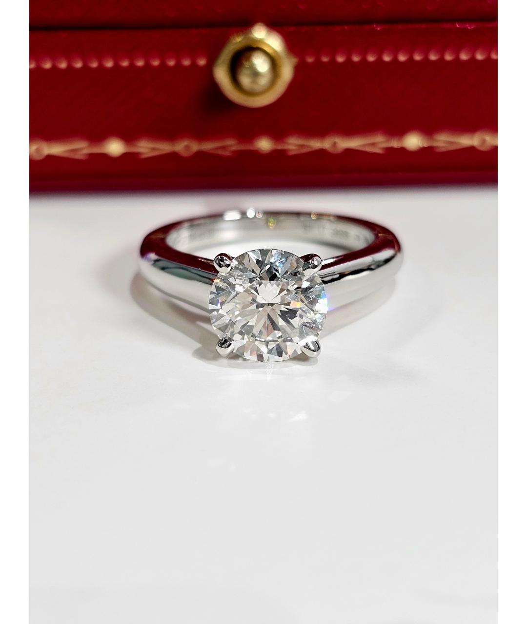 CARTIER Серебряное платиновое кольцо, фото 2