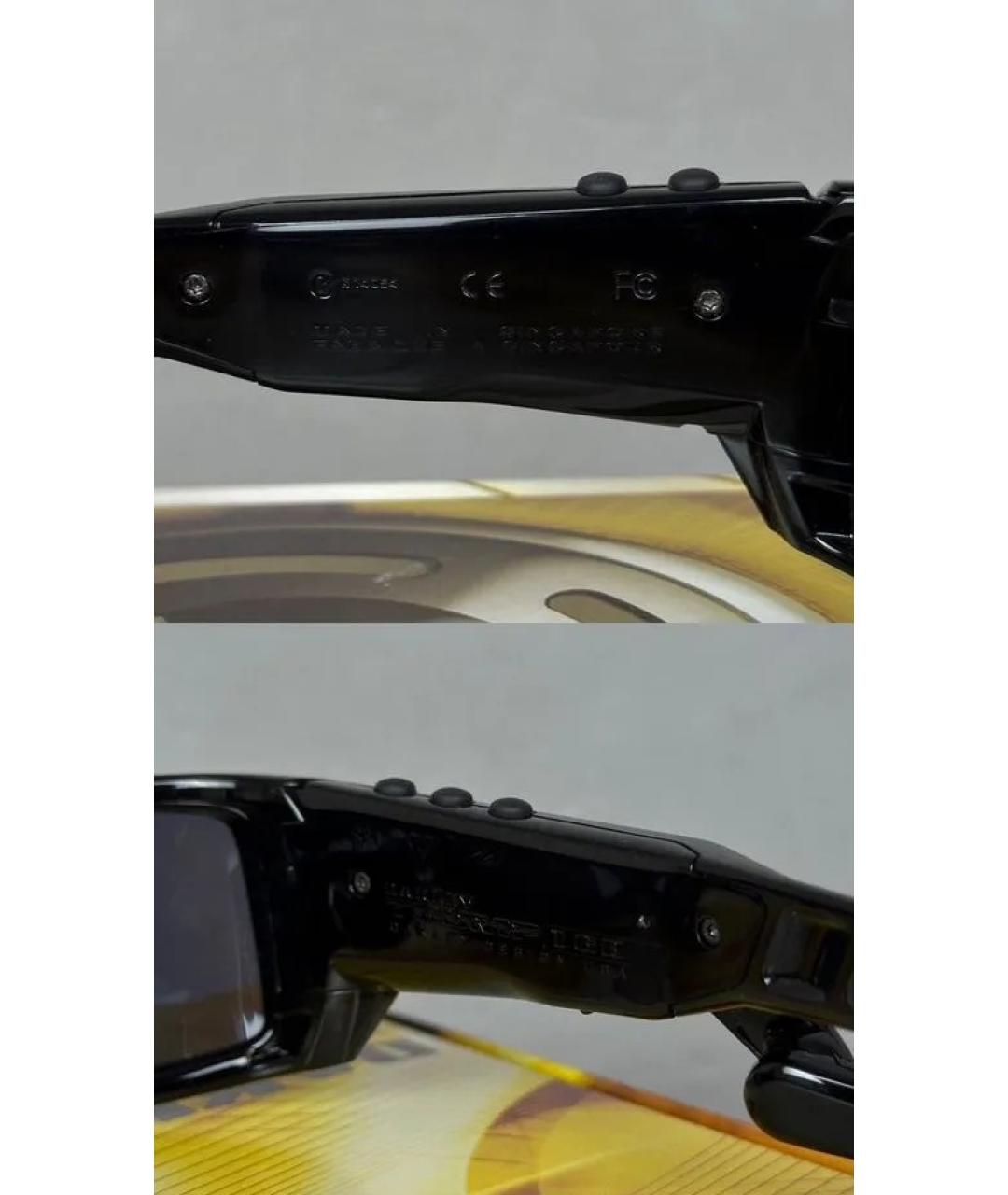 OAKLEY Черные пластиковые солнцезащитные очки, фото 8