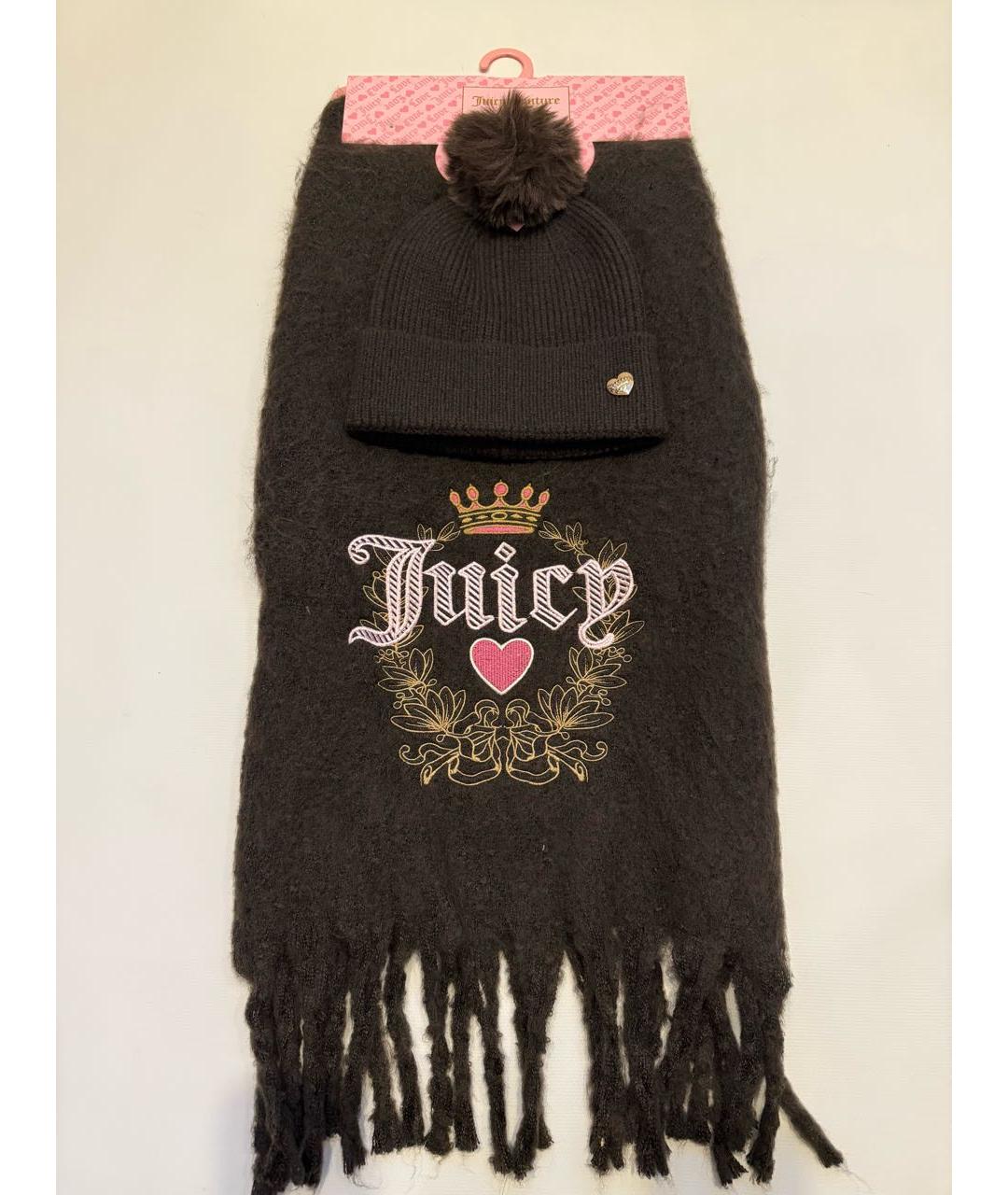 JUICY COUTURE Коричневая шапка, фото 6