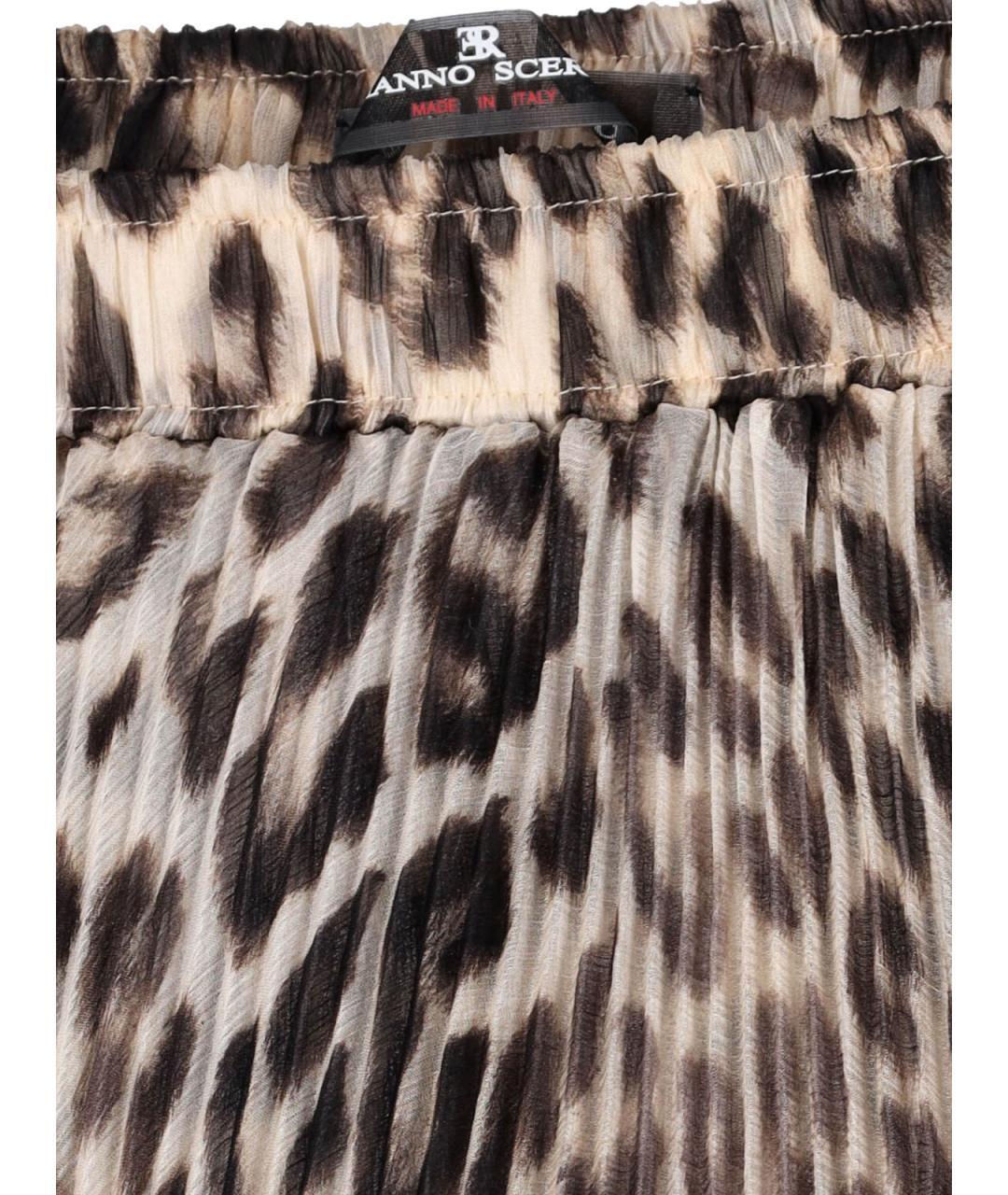 ERMANNO SCERVINO Мульти шелковая юбка миди, фото 4