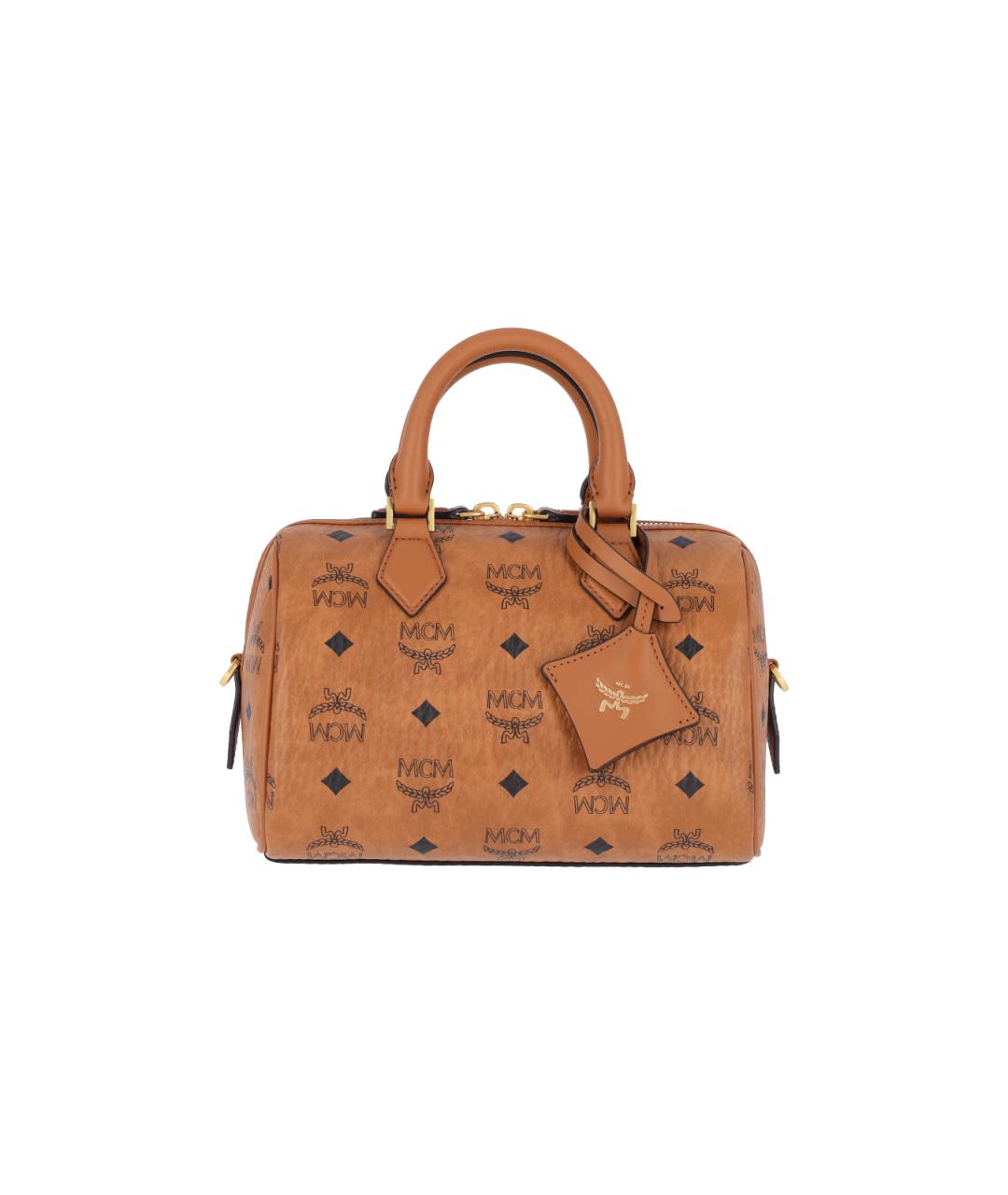 MCM Коричневая сумка тоут из искусственной кожи, фото 1