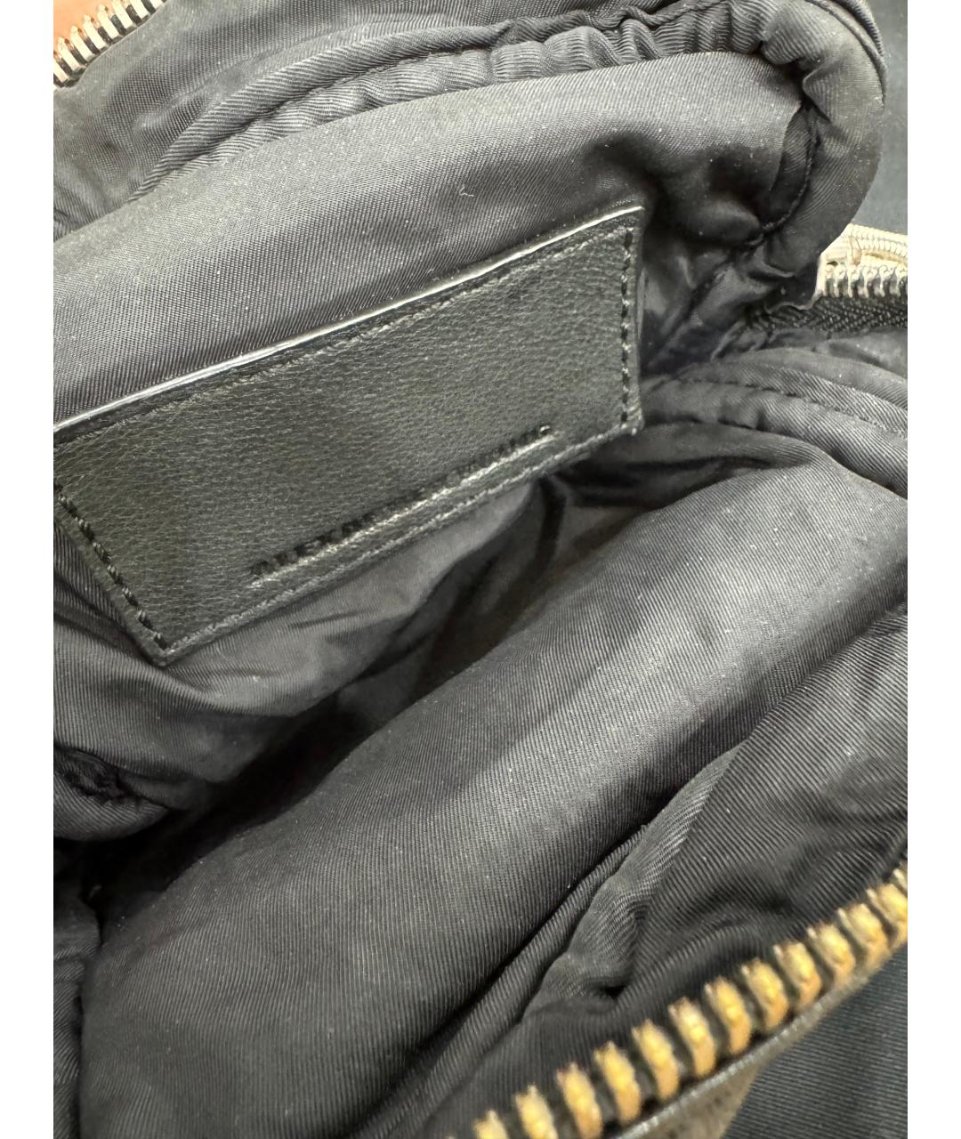 ALEXANDER WANG Черная кожаная сумка через плечо, фото 4