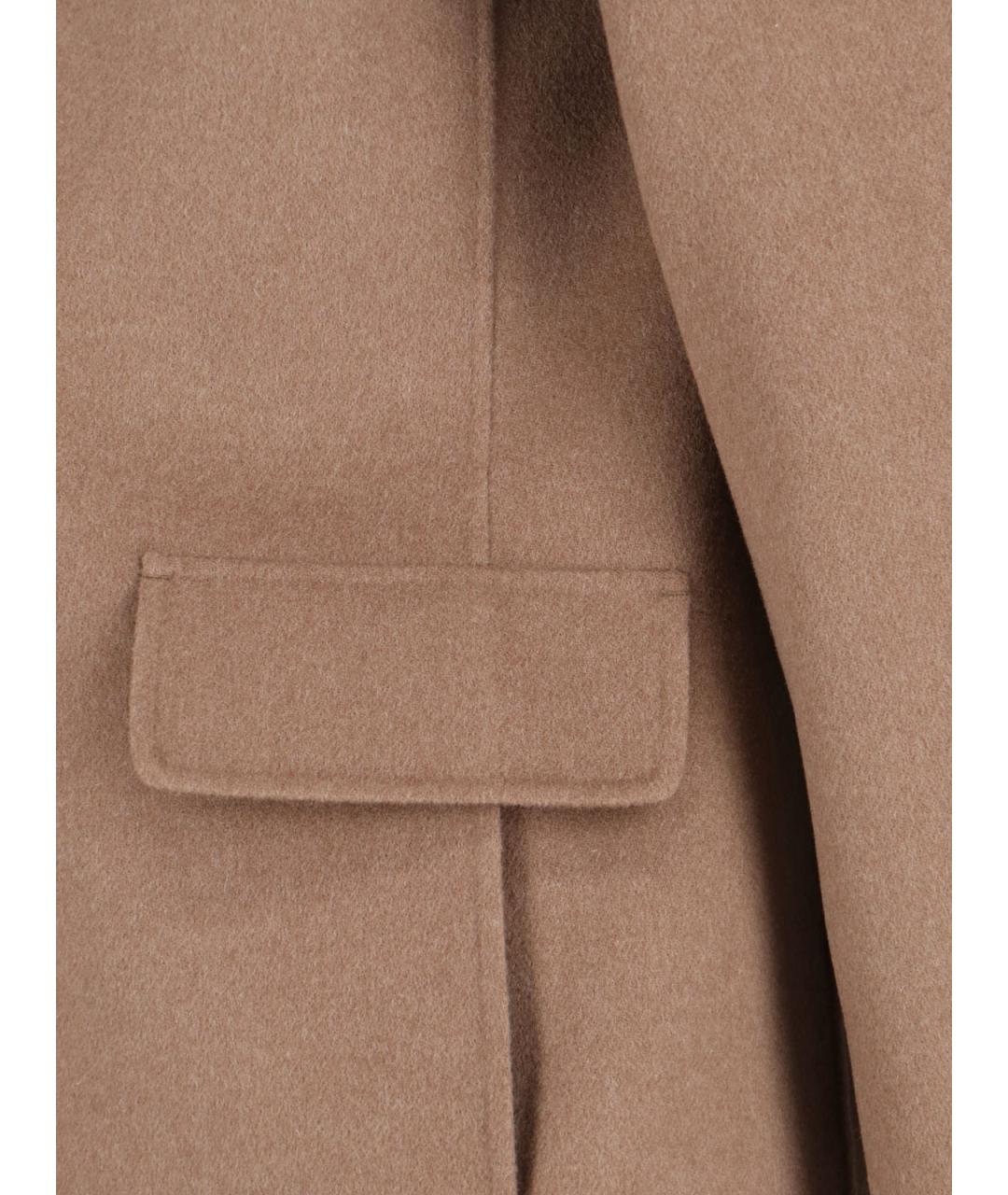 'S MAX MARA Коричневая шерстяная куртка, фото 3