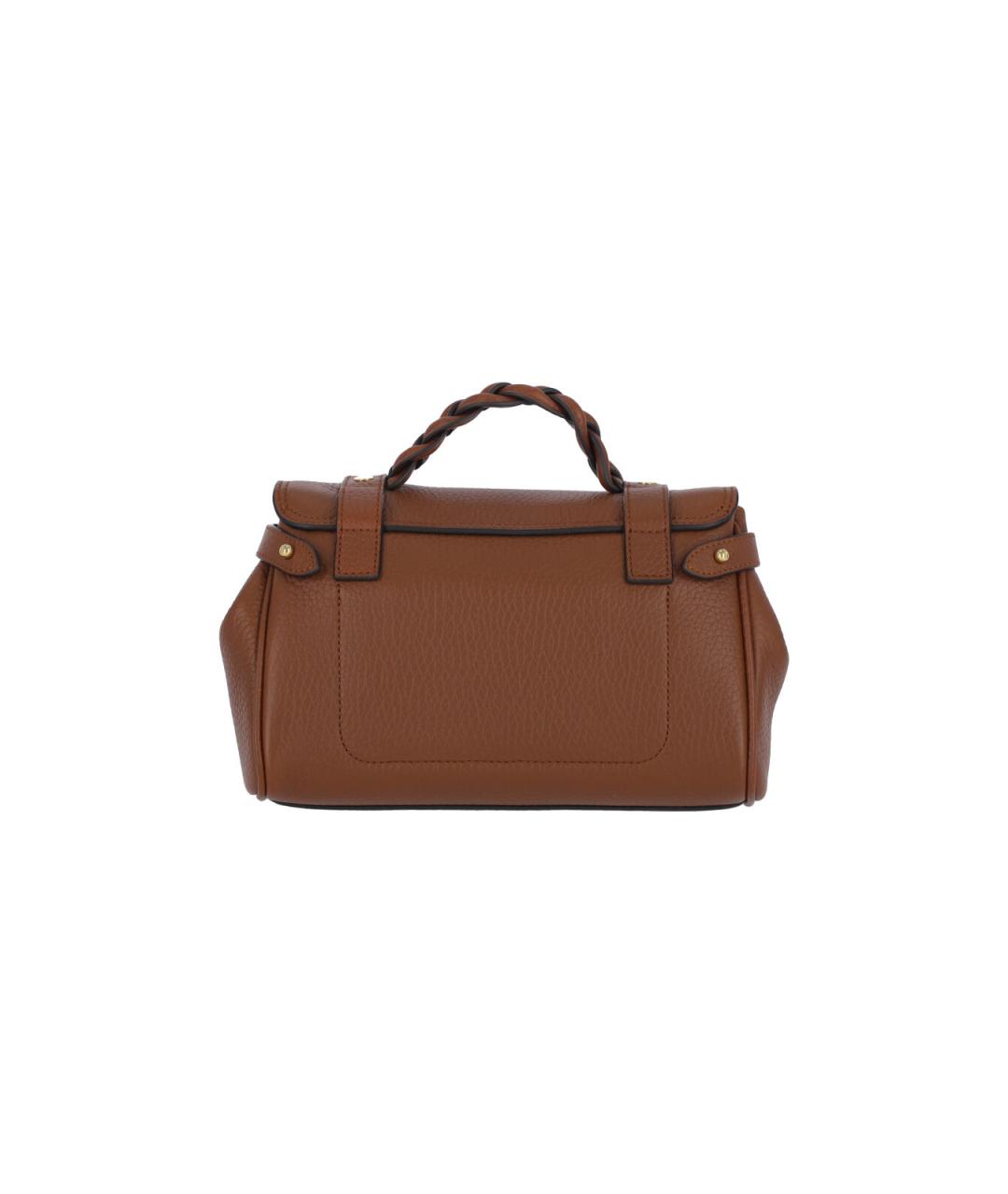 MULBERRY Коричневая кожаная сумка через плечо, фото 3