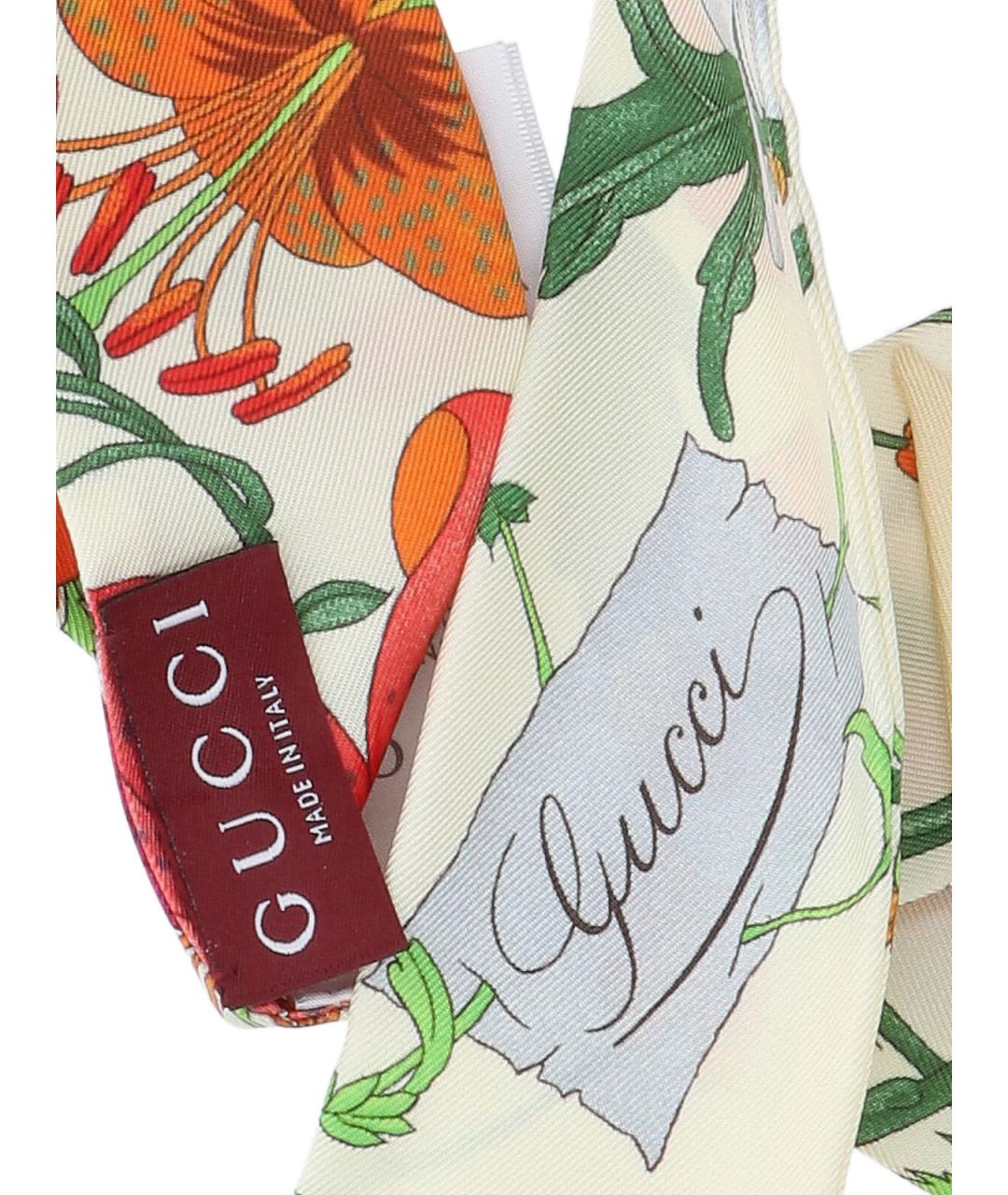 GUCCI Мульти шелковый шарф, фото 3