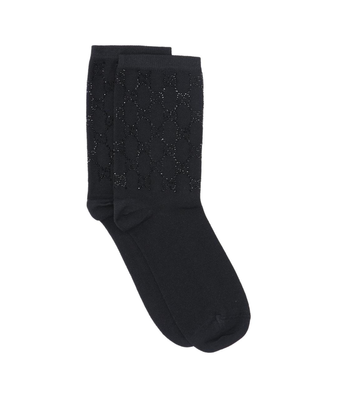 GUCCI Черные носки, чулки и колготы, фото 1