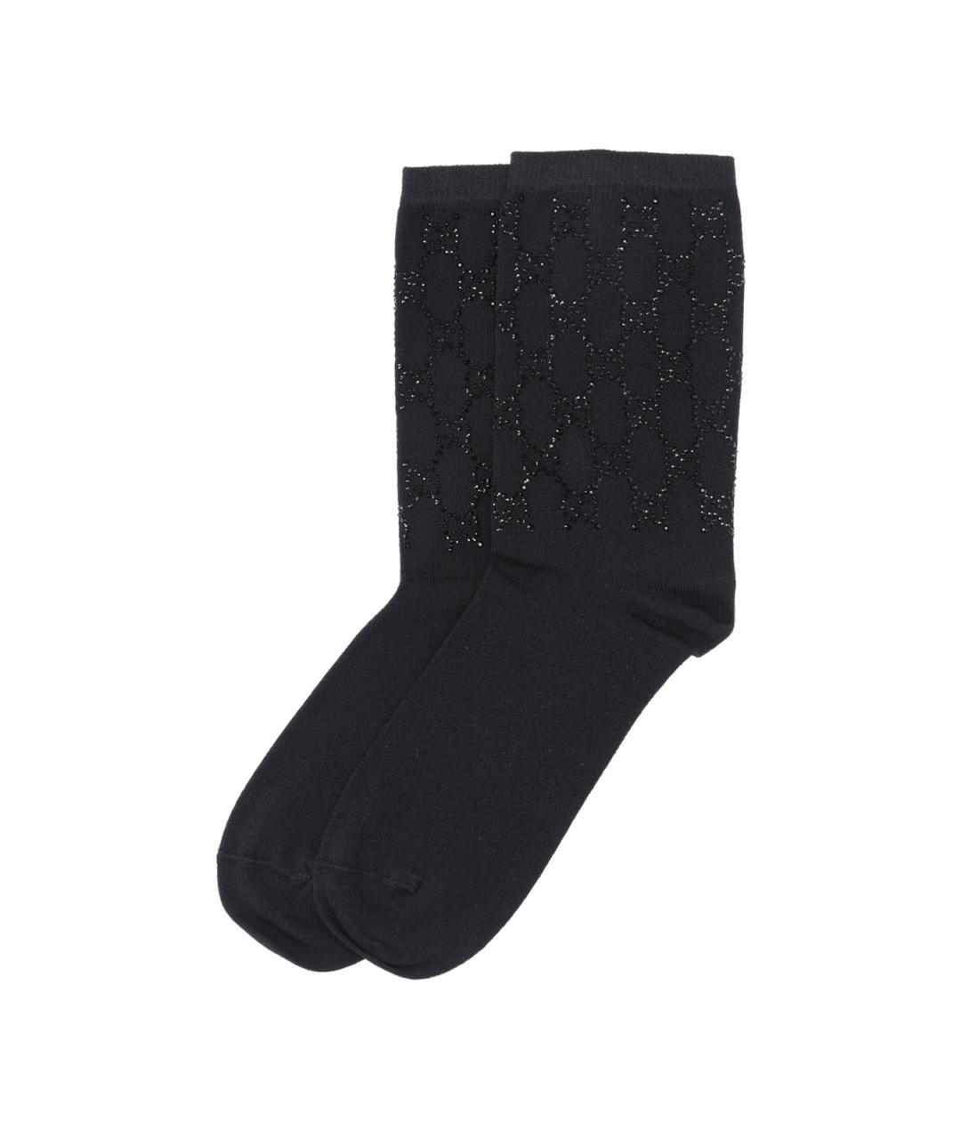GUCCI Черные носки, чулки и колготы, фото 2