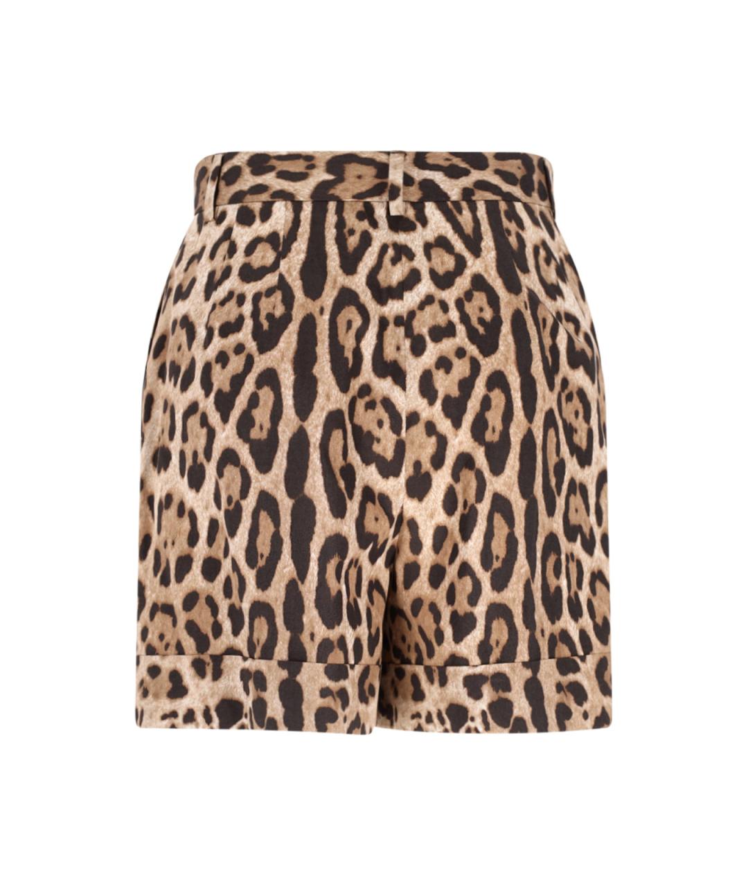 DOLCE&GABBANA Коричневые хлопковые шорты, фото 2