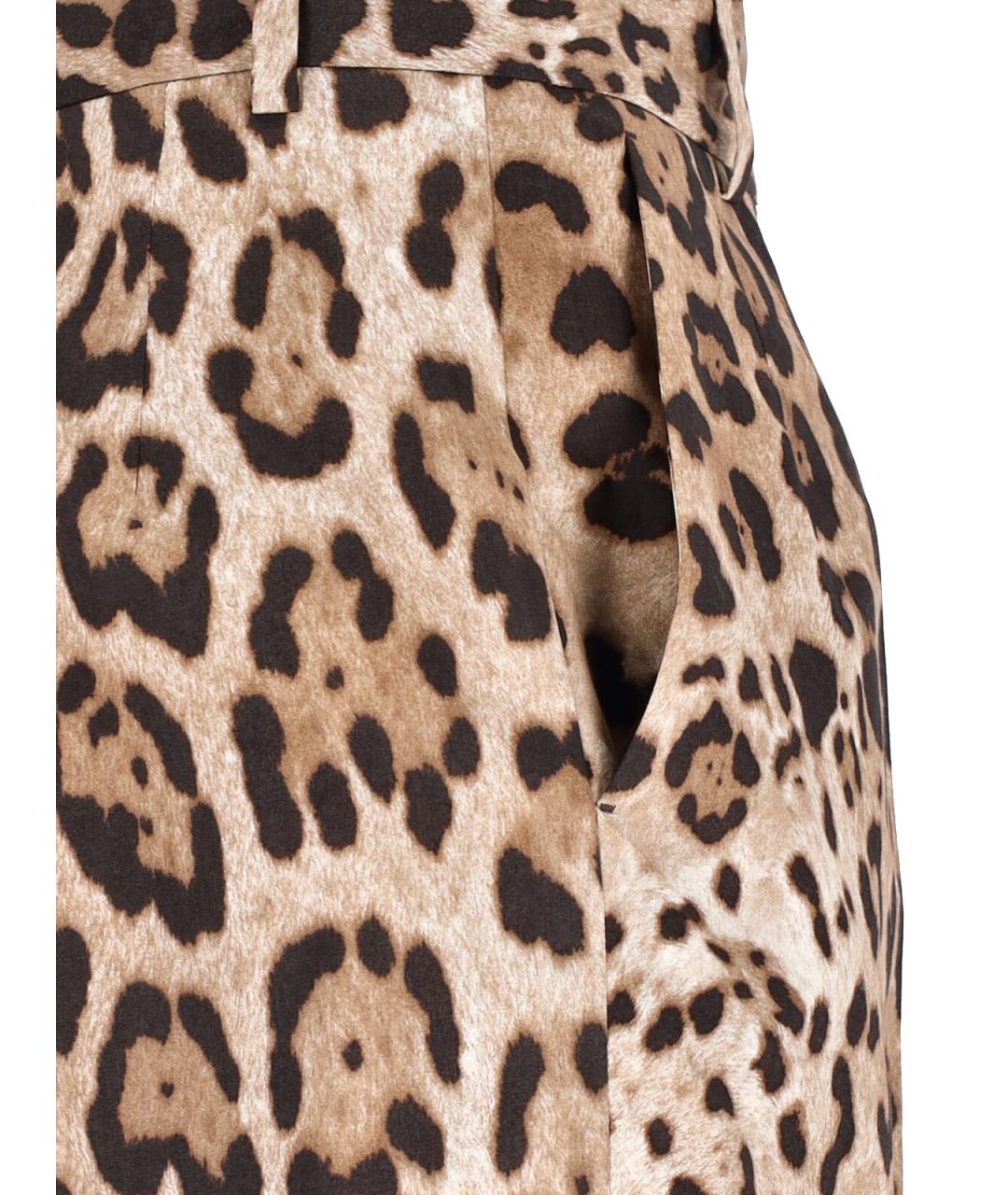 DOLCE&GABBANA Коричневые хлопковые шорты, фото 5