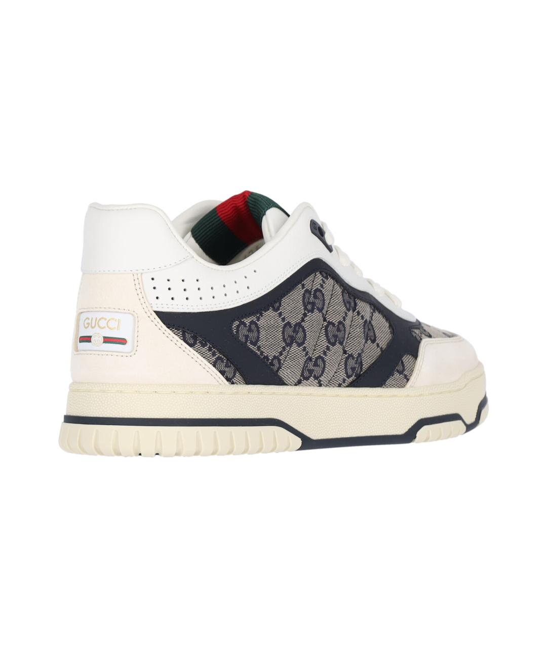 GUCCI Мульти кожаные низкие кроссовки / кеды, фото 4