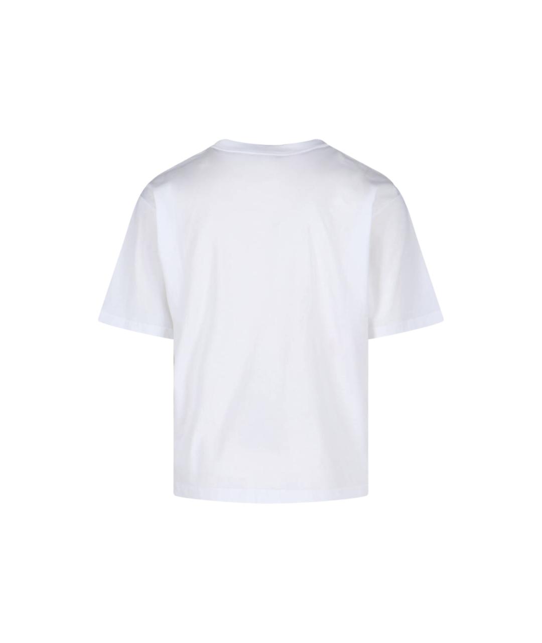 MARNI Белая хлопковая футболка, фото 2