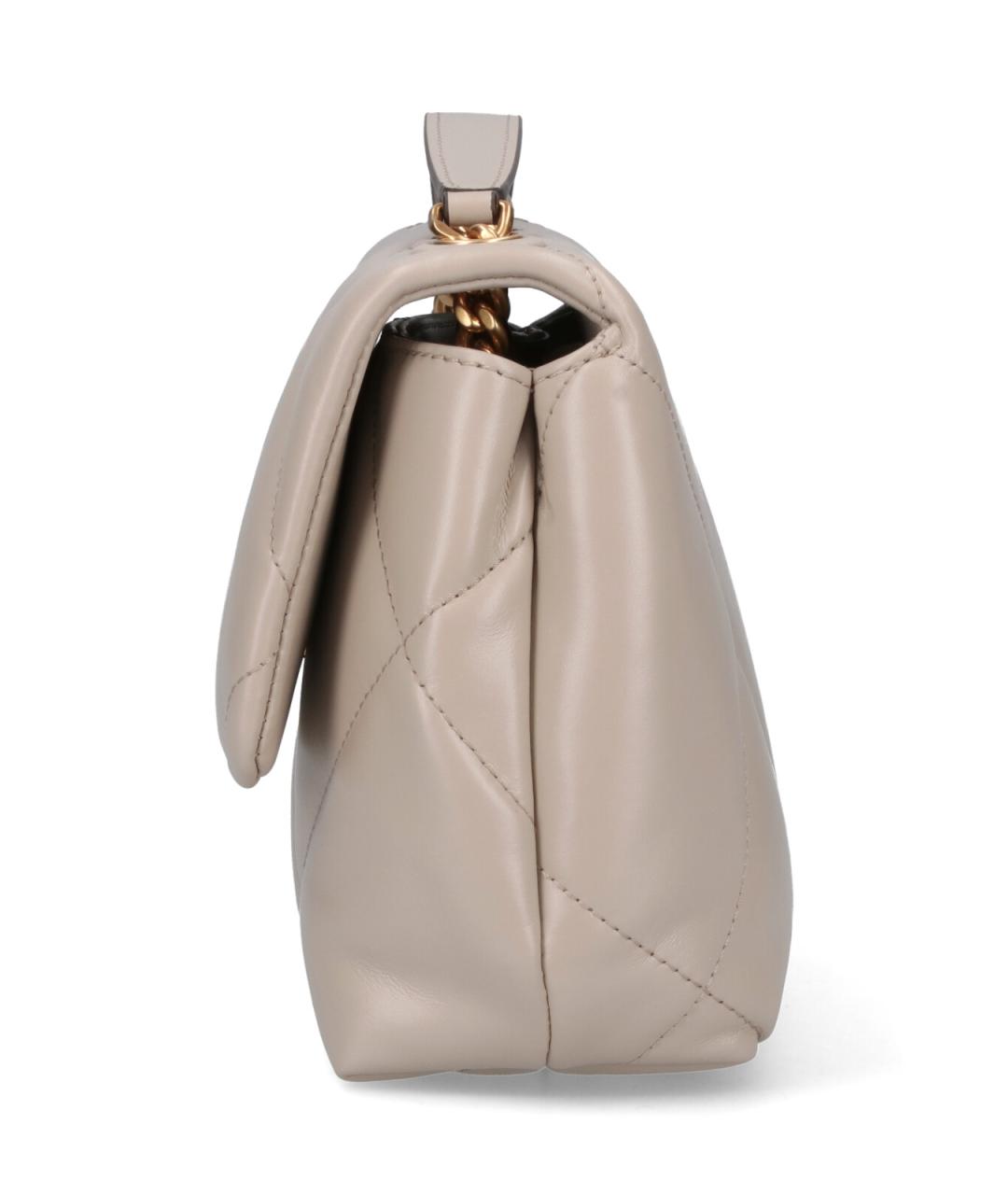 TORY BURCH Серая кожаная сумка через плечо, фото 5