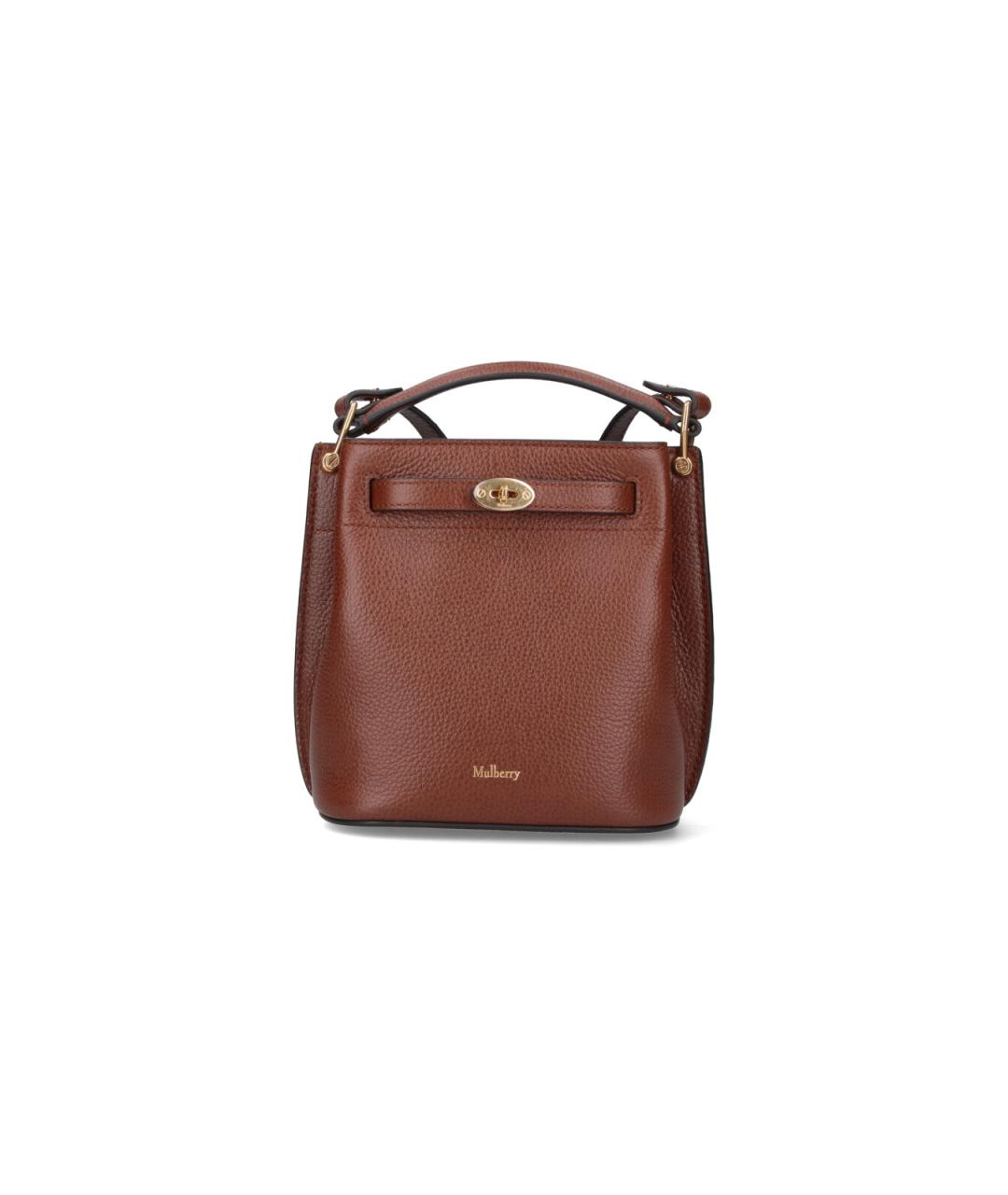 MULBERRY Коричневая кожаная сумка тоут, фото 1