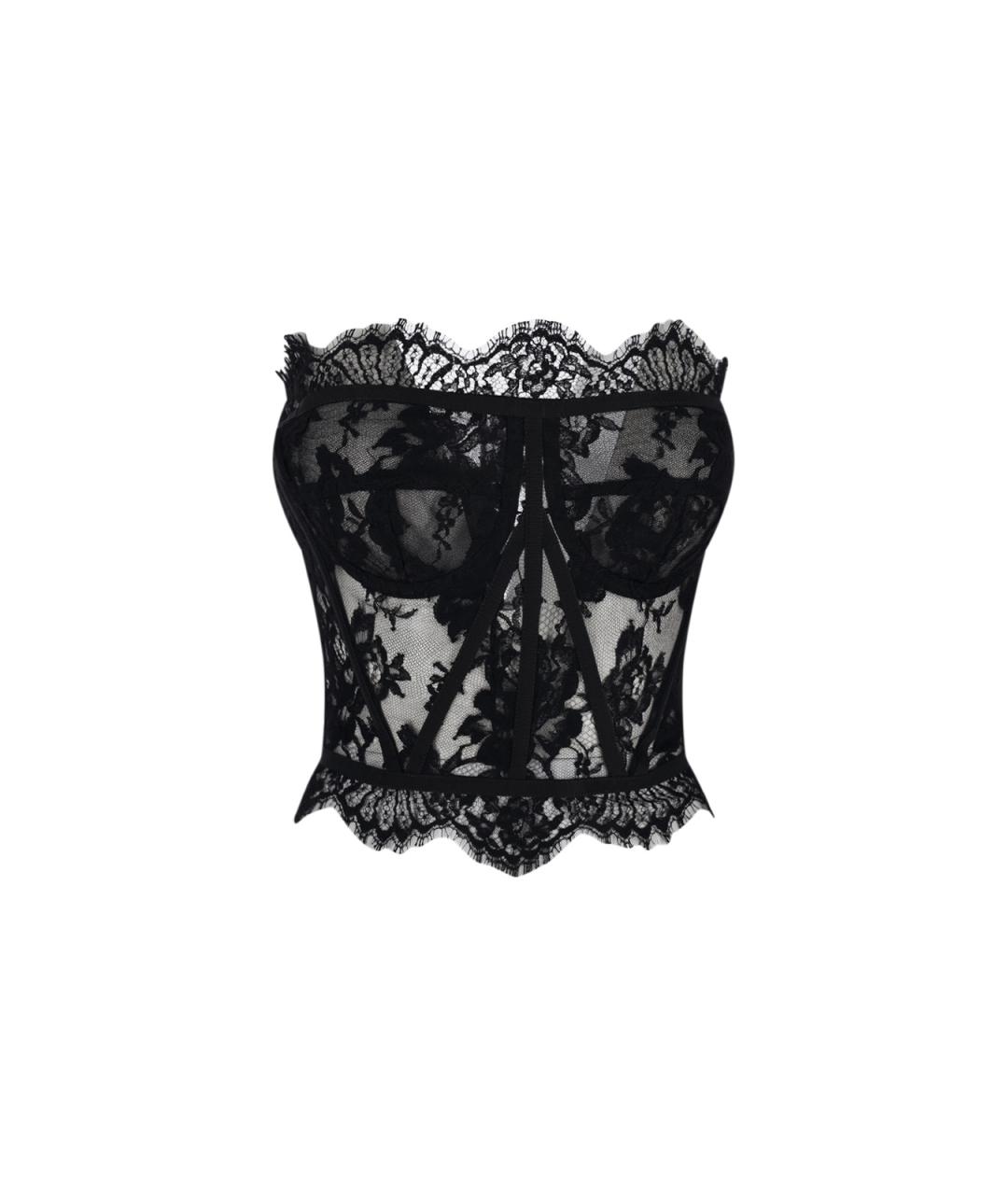DOLCE&GABBANA Черный хлопковый корсет, фото 1