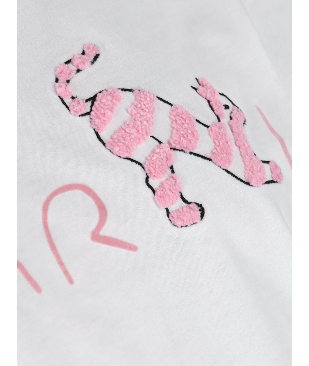 MARNI Белая хлопковая футболка, фото 3