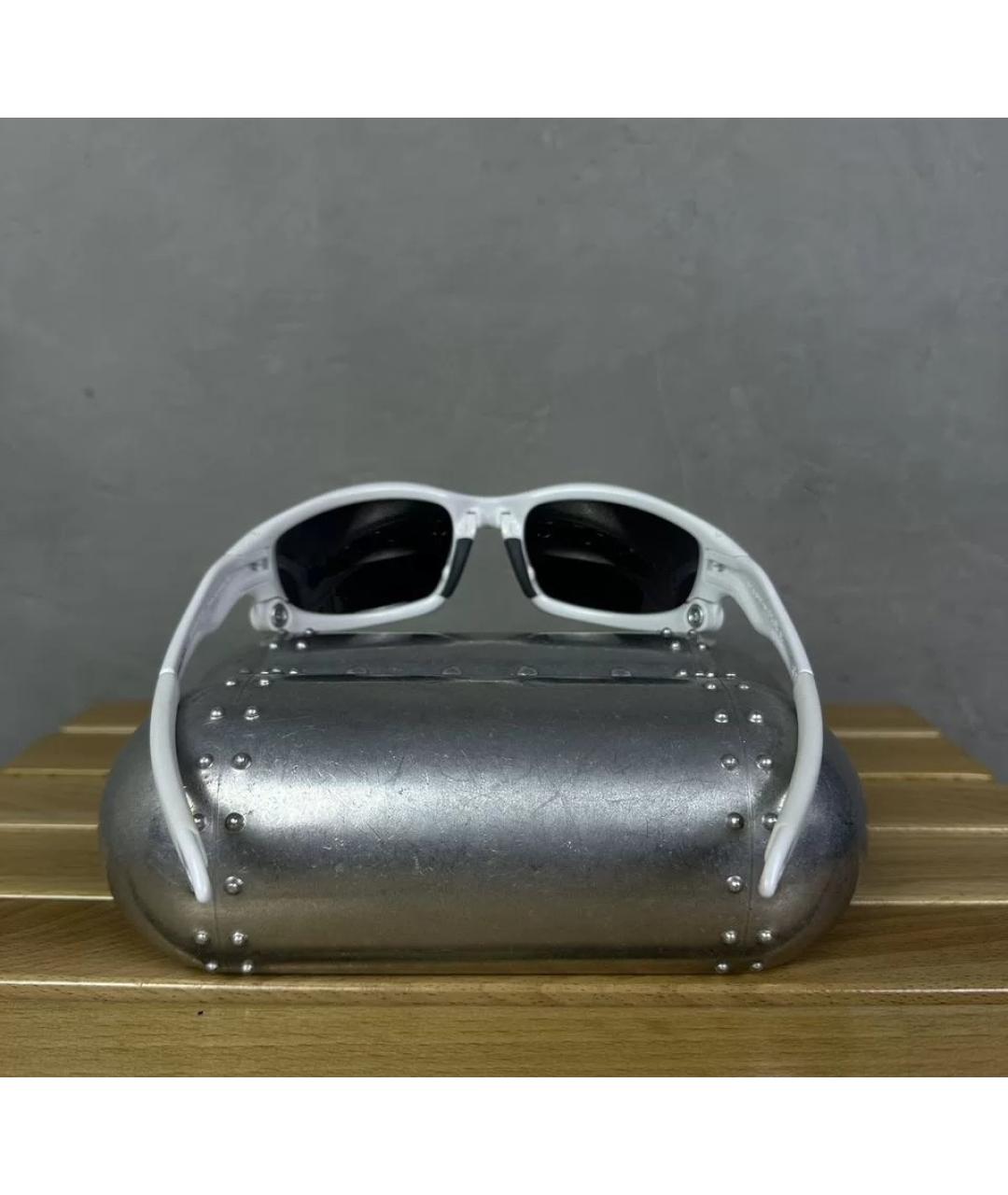 OAKLEY Белые пластиковые солнцезащитные очки, фото 6