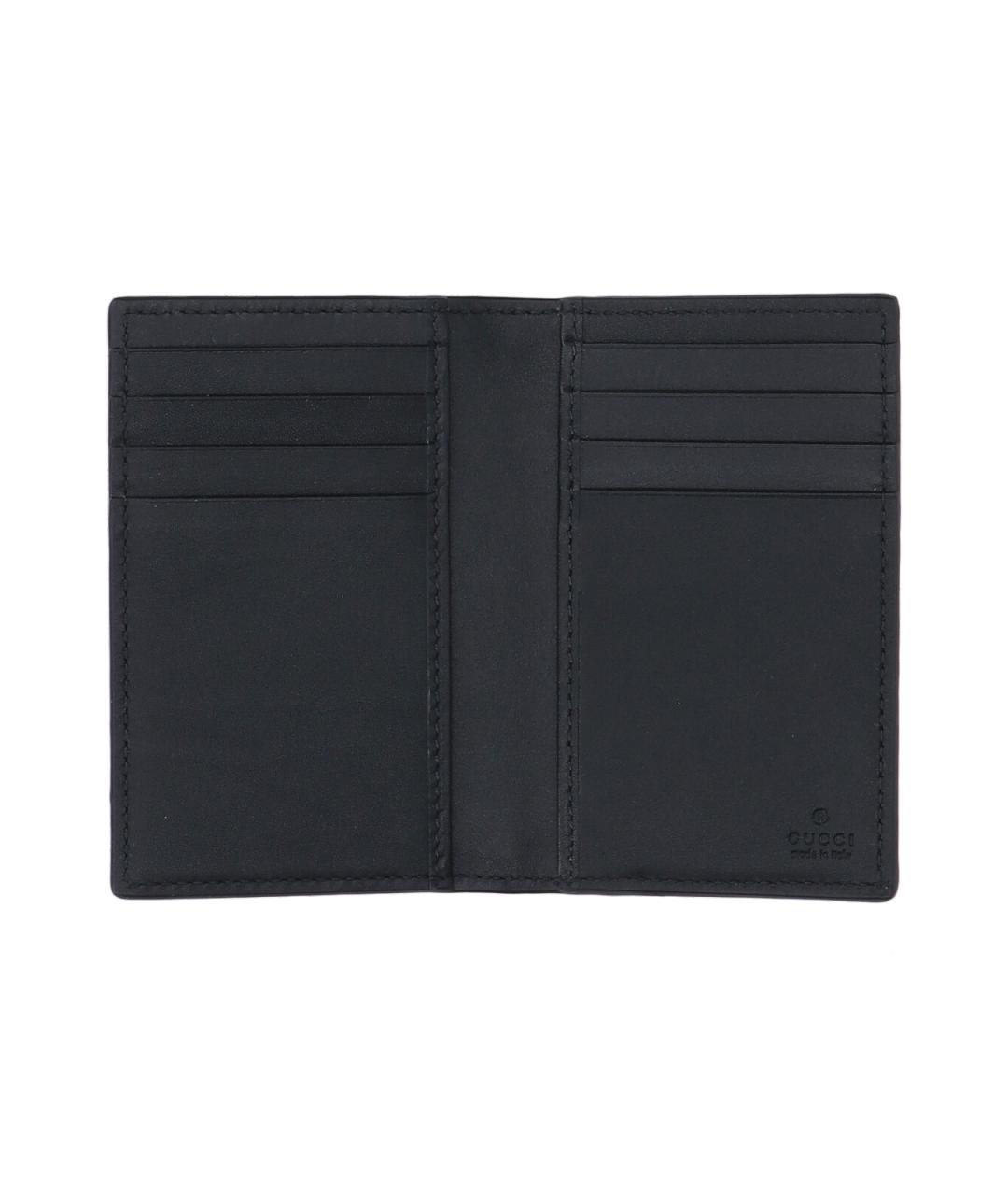 GUCCI Черный кожаный кошелек, фото 2