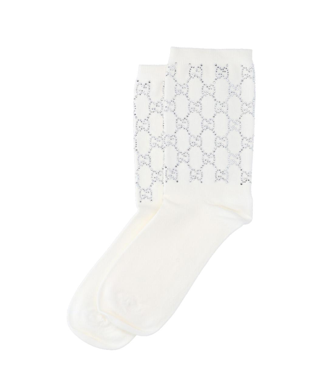 GUCCI Белые носки, чулки и колготы, фото 2