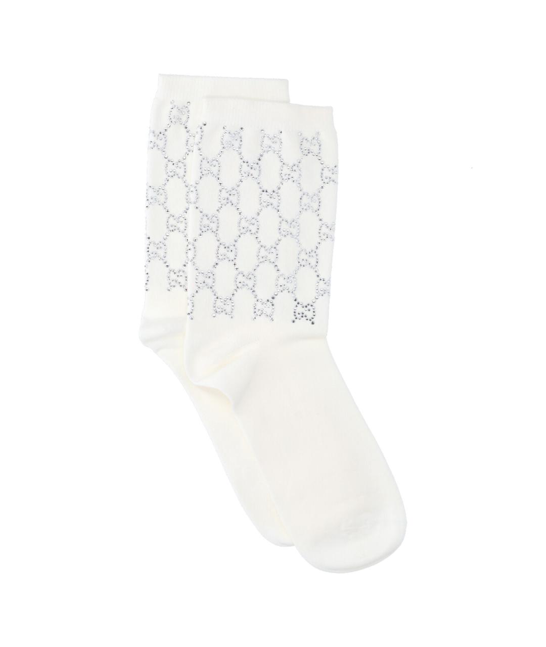 GUCCI Белые носки, чулки и колготы, фото 3
