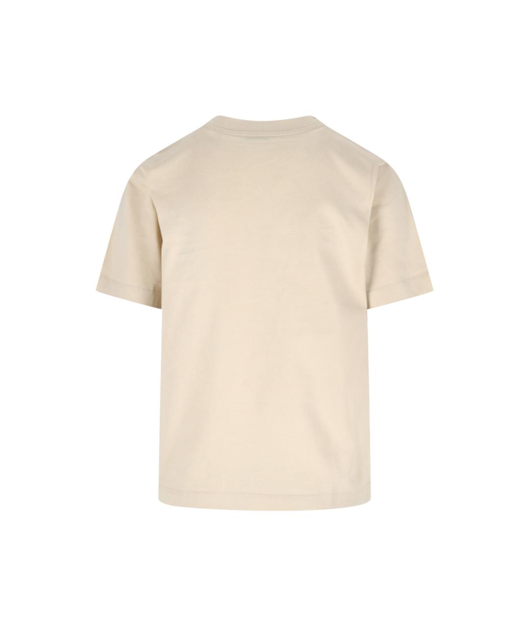 BURBERRY Хлопковая футболка, фото 2