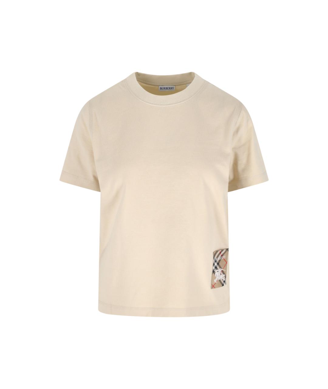 BURBERRY Хлопковая футболка, фото 1