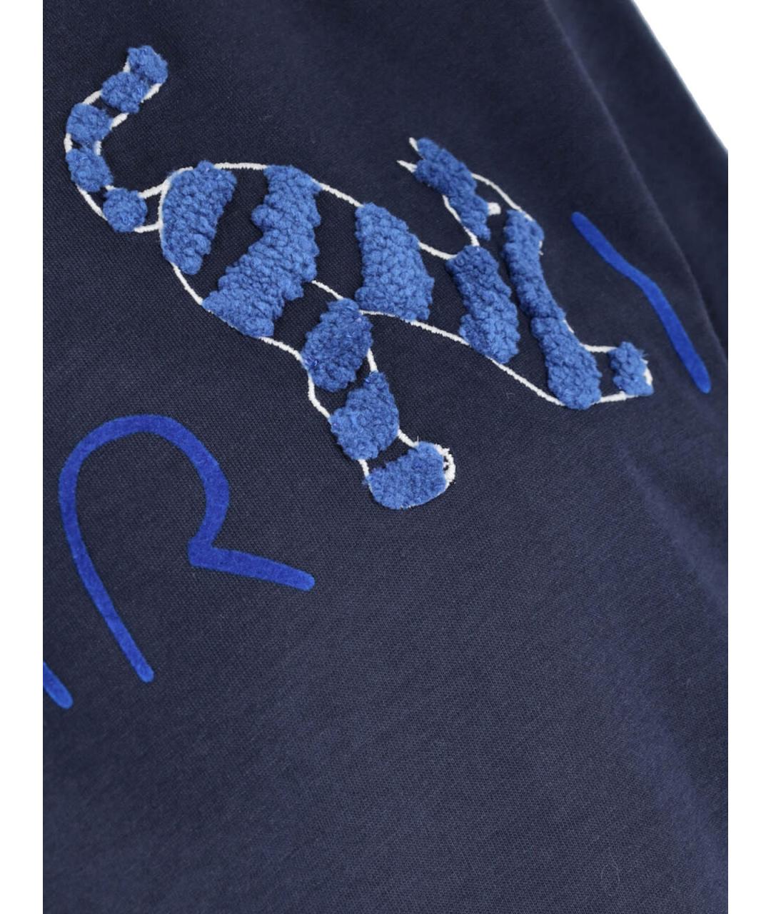 MARNI Синяя хлопковая футболка, фото 3