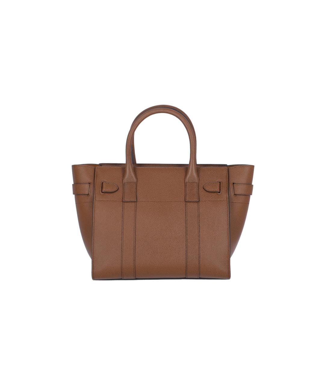 MULBERRY Коричневая кожаная сумка тоут, фото 3