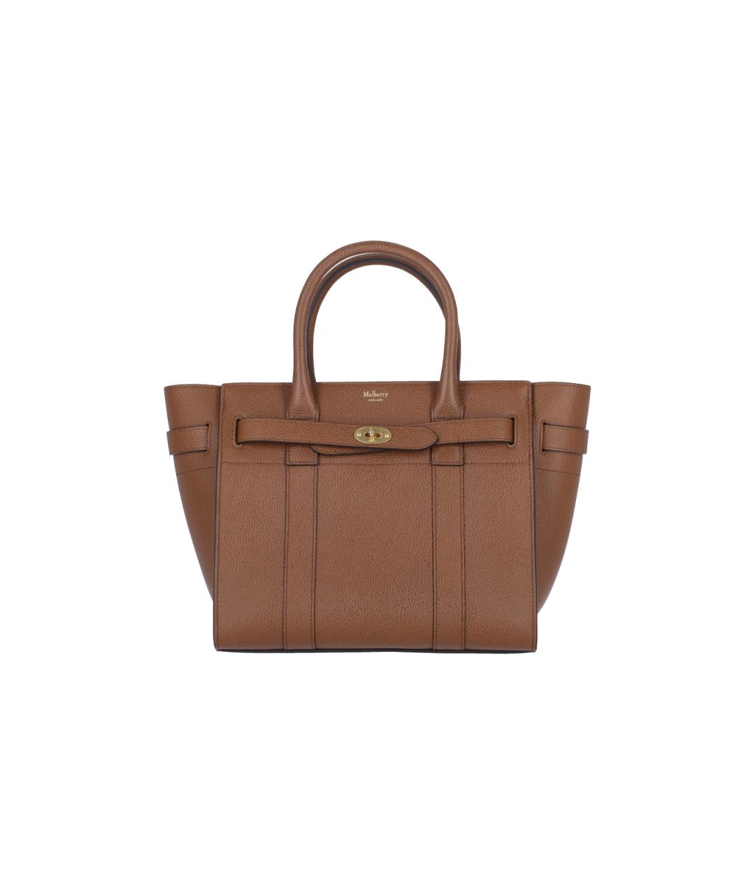 MULBERRY Коричневая кожаная сумка тоут, фото 1