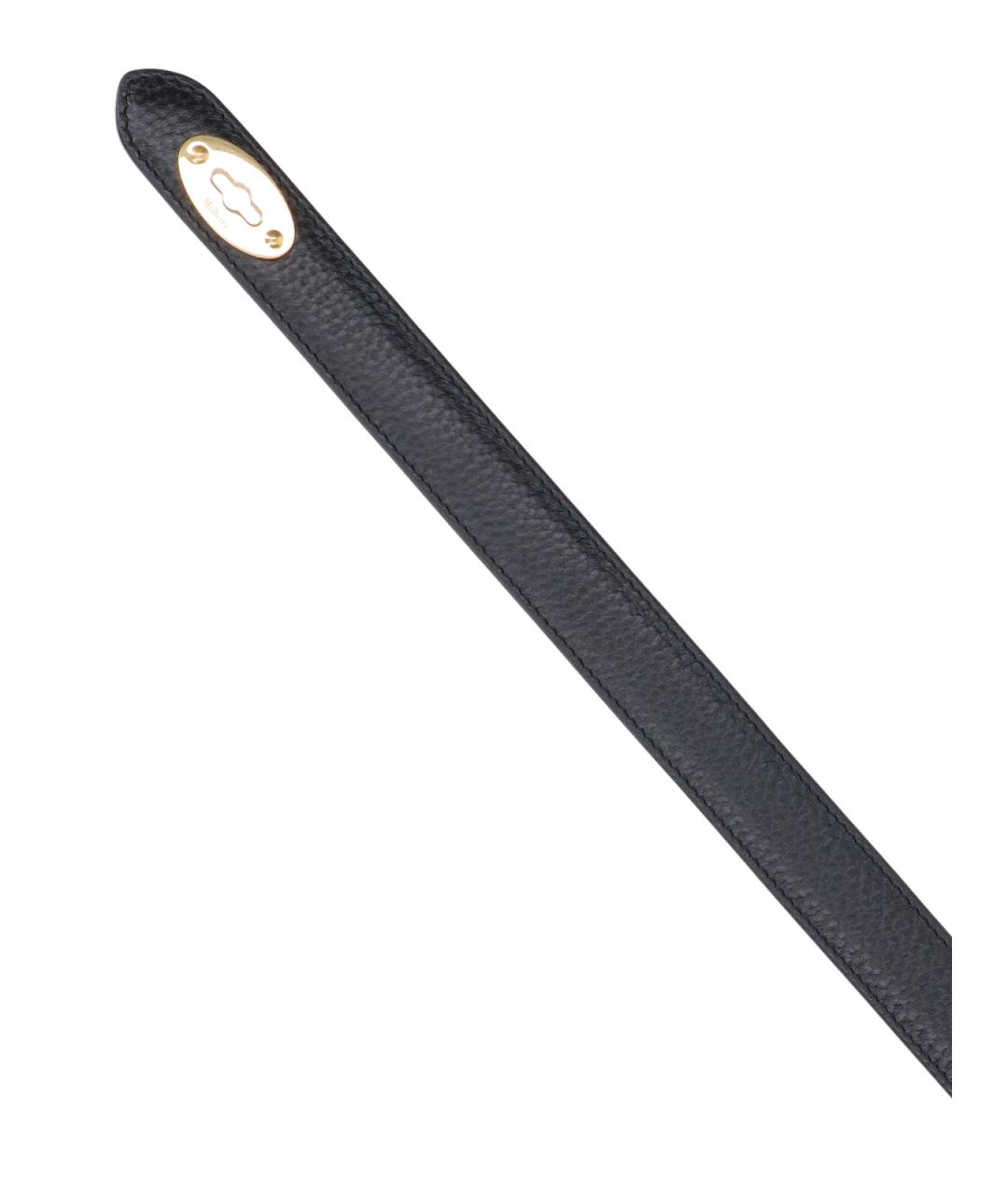 MULBERRY Черный кожаный ремень, фото 3