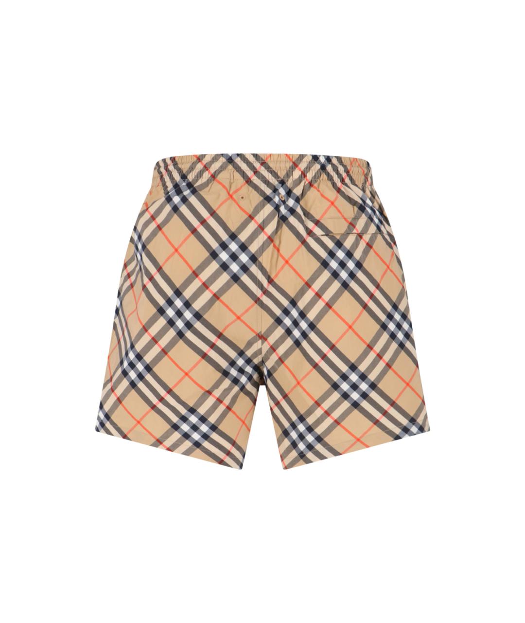 BURBERRY Бежевые полиамидовые плавки, фото 2