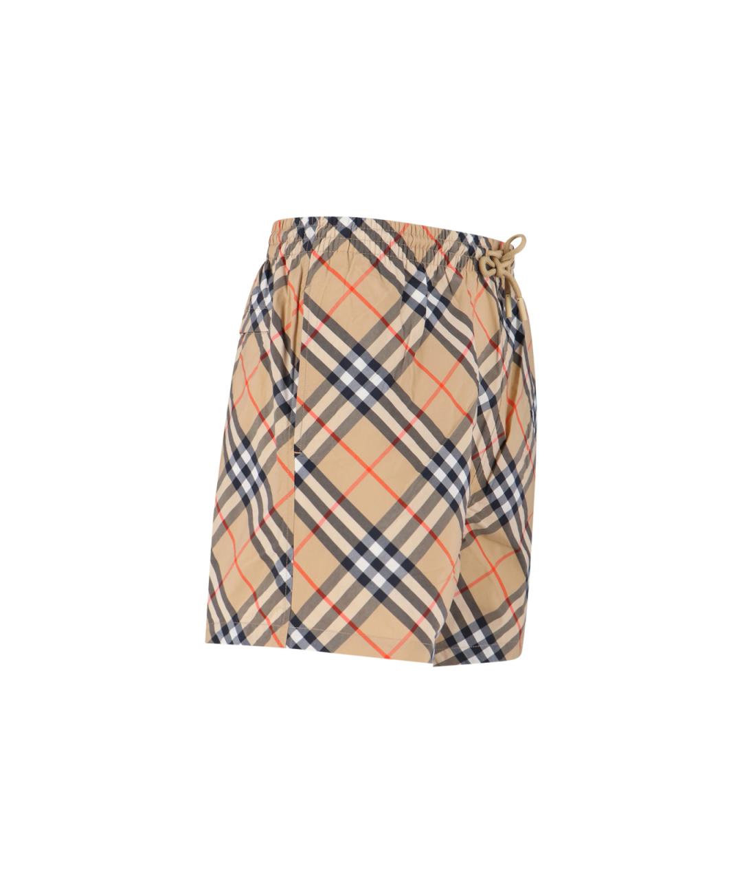 BURBERRY Бежевые полиамидовые плавки, фото 3