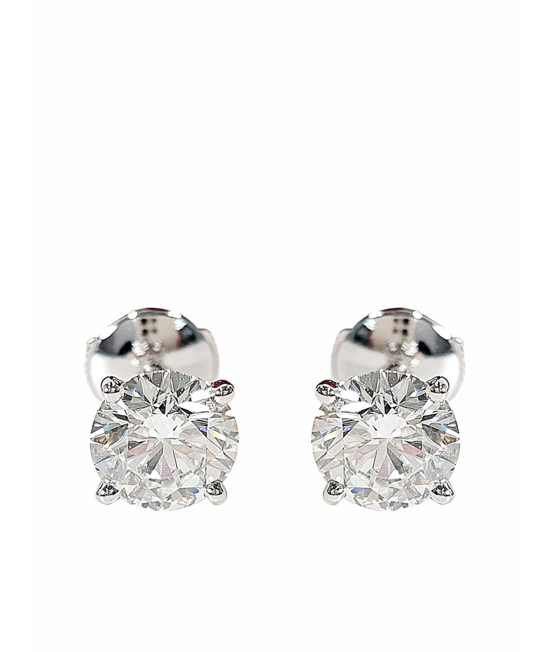 CARTIER Серебряные серьги из белого золота, фото 1