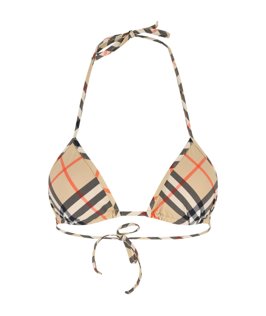 BURBERRY Бежевый полиамидовый купальник, фото 1