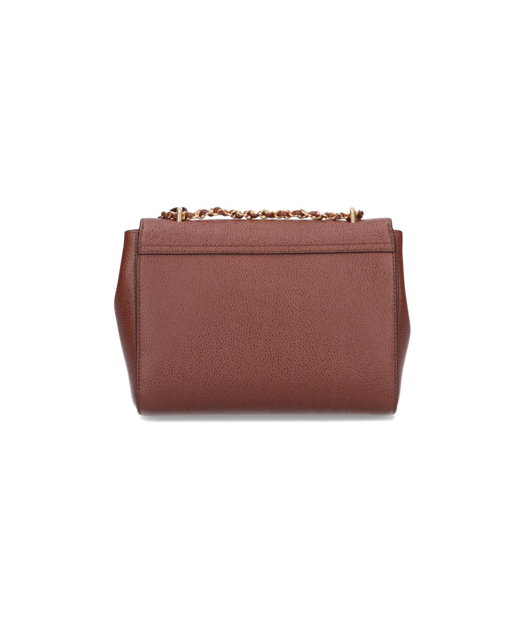 MULBERRY Коричневая кожаная сумка через плечо, фото 3