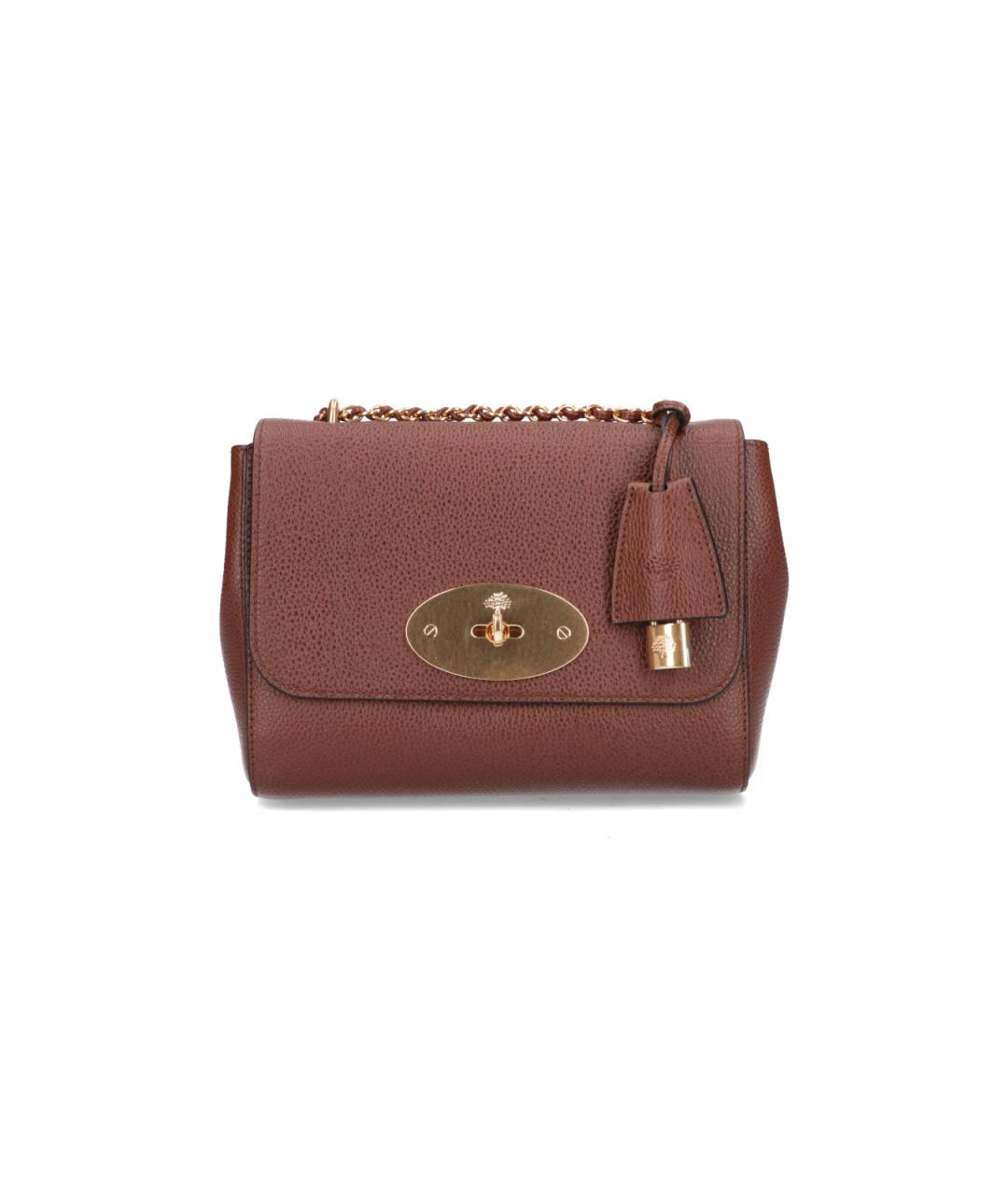 MULBERRY Коричневая кожаная сумка через плечо, фото 1